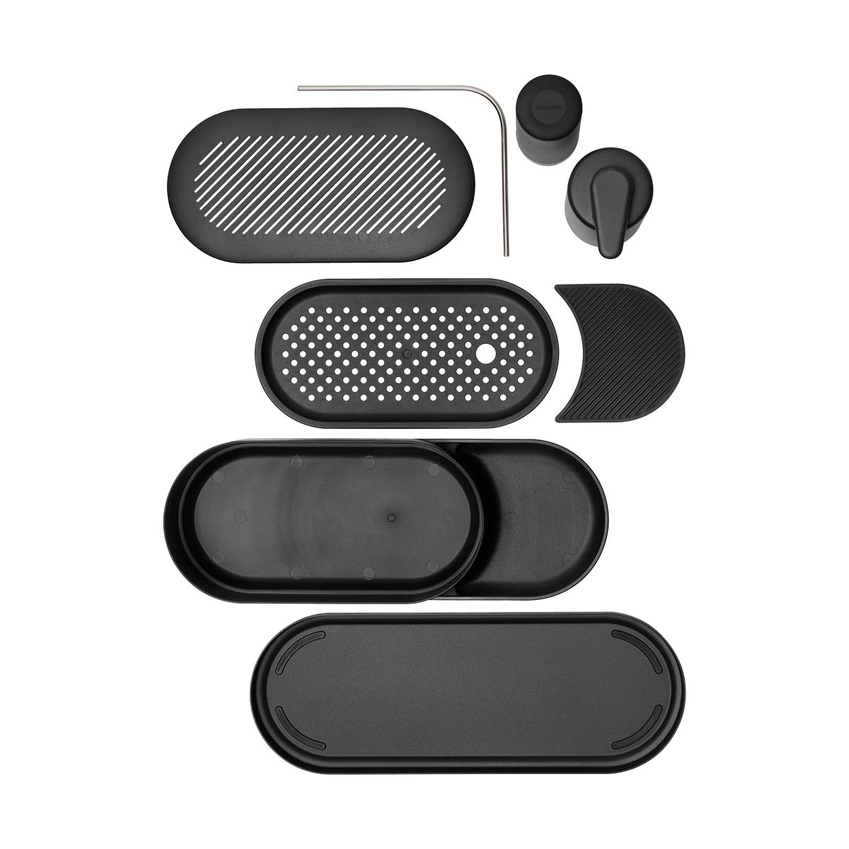 Organizador para Lava-loiça + Utensílios SinkSide Grafite-5