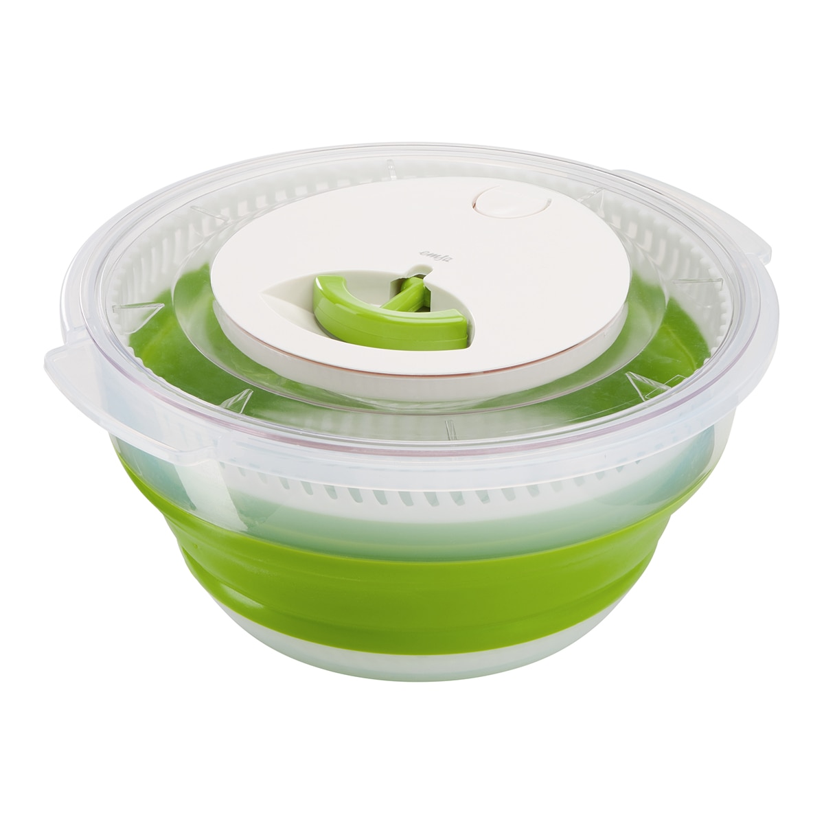 Centrifugadora de salada dobrável Verde-2