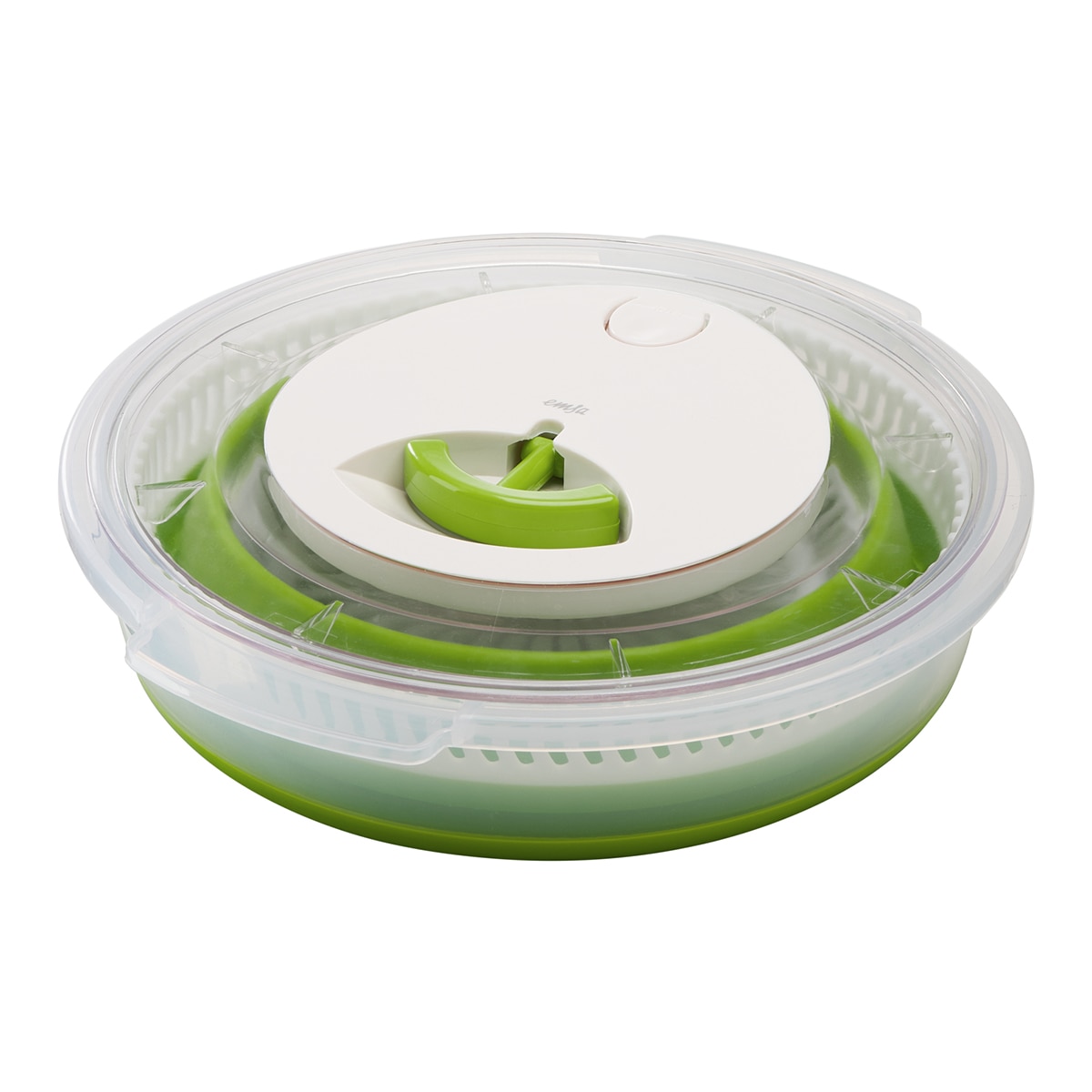 Centrifugadora de salada dobrável Verde-3