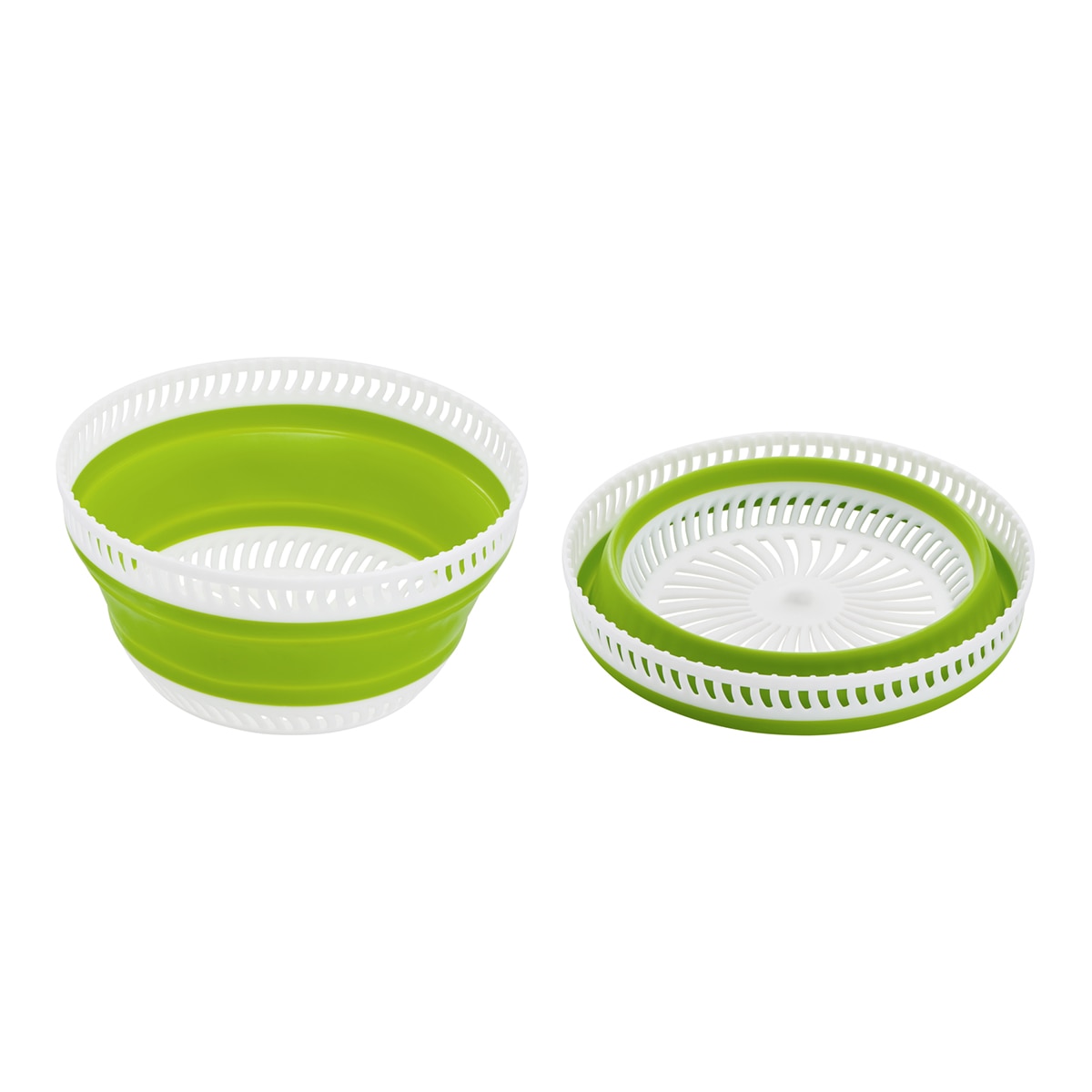 Centrifugadora de salada dobrável Verde-5