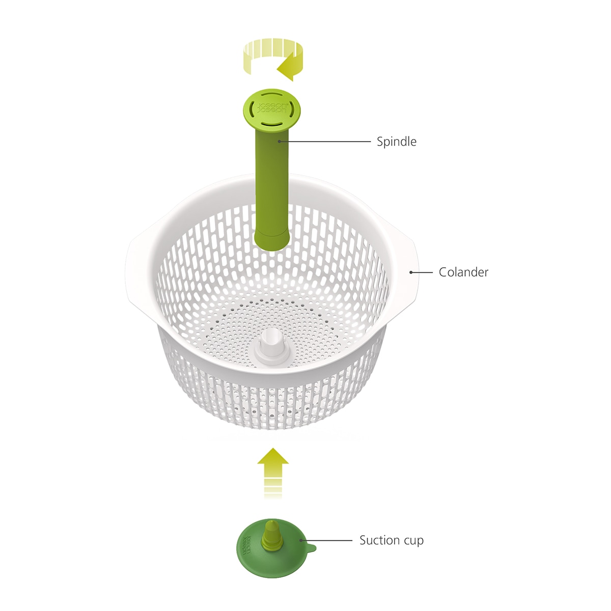 Centrifugadora e Coador 2 em 1 Spindola Branco-7