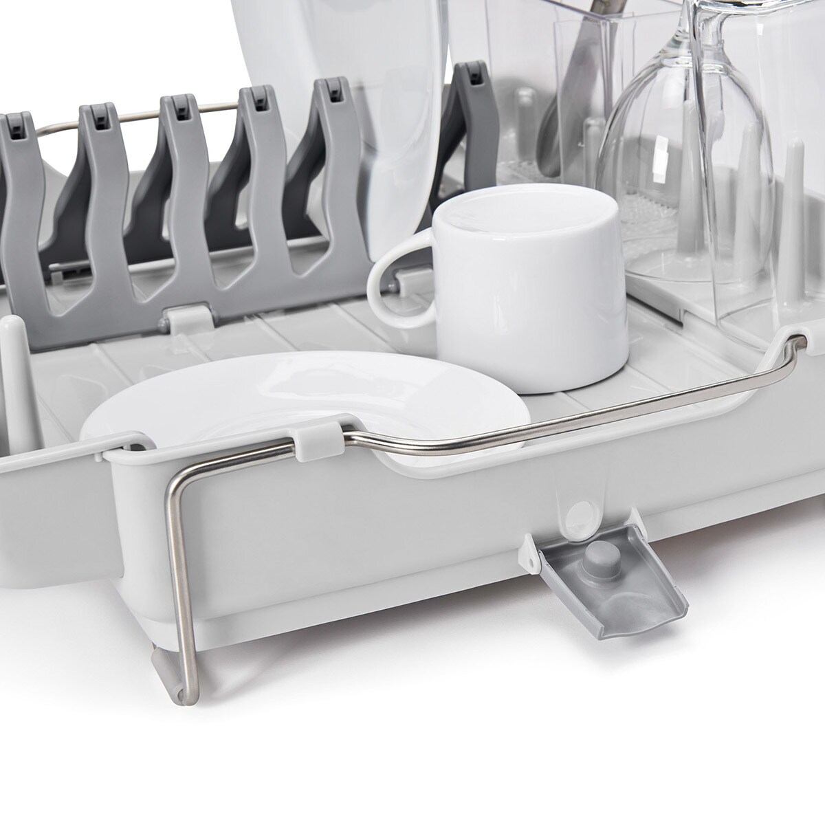 Escorredor desdobrável Good Grips Oxo Cinzento-5