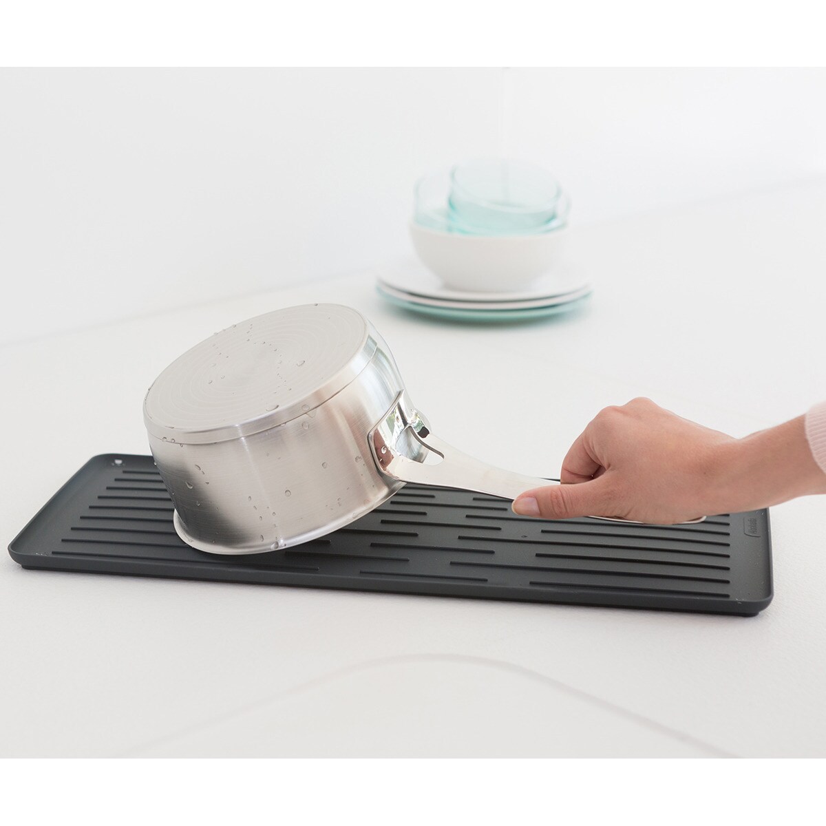 Escorredor compacto Sink Side Brabantia Cinzento-escuro-4