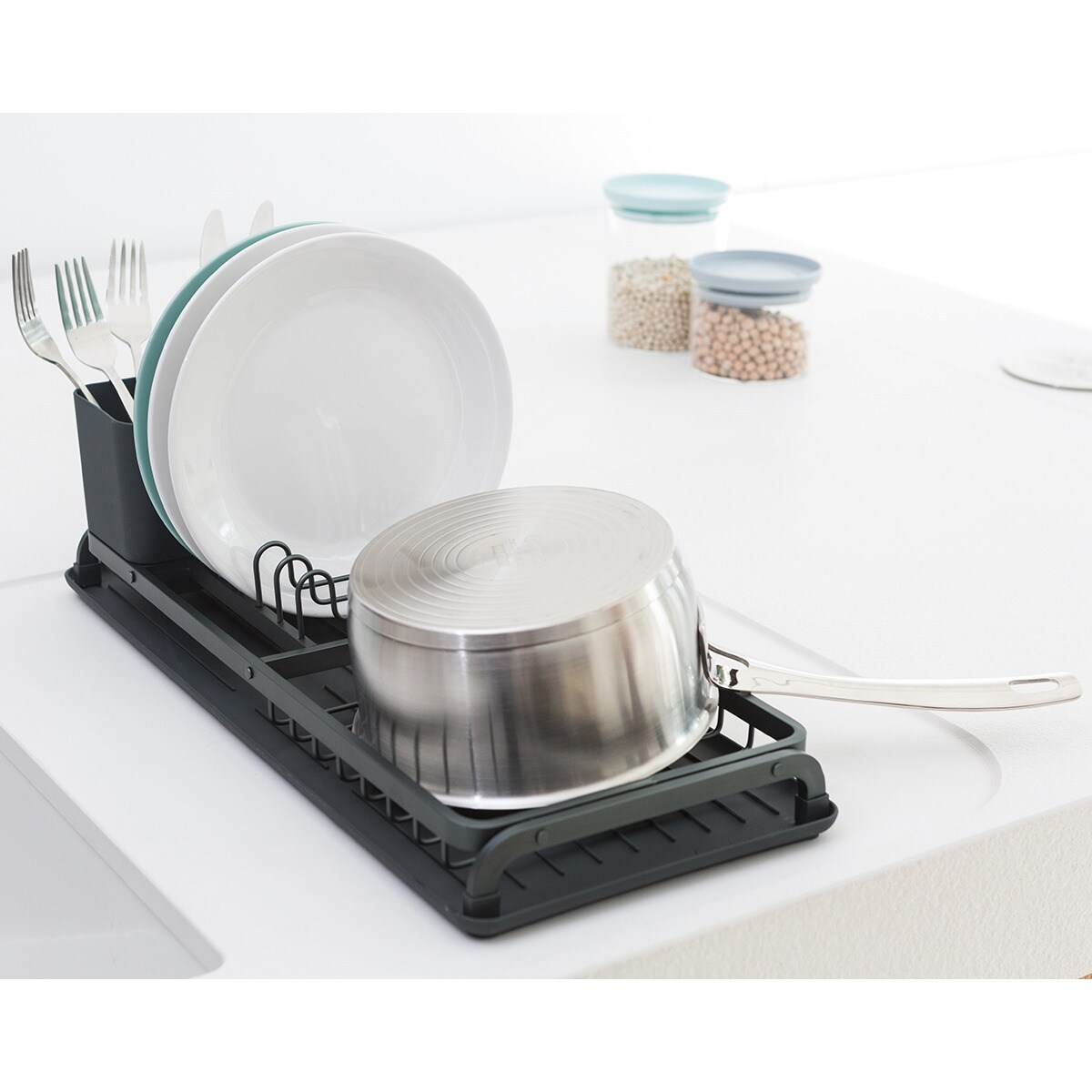 Escorredor compacto Sink Side Brabantia Cinzento-escuro-5