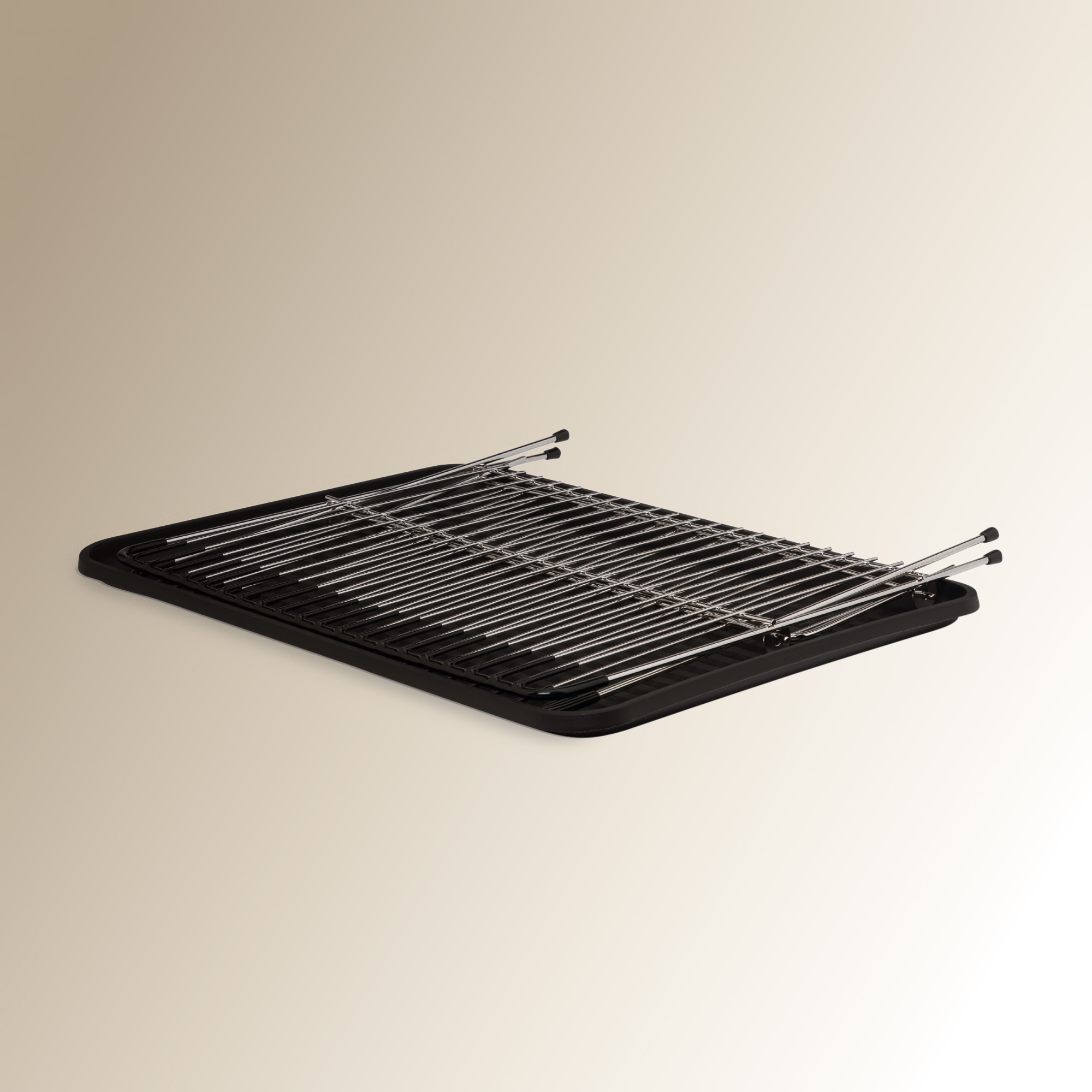 Escurreplatos plegable de acero inoxidable El Corte Inglés Acero-2
