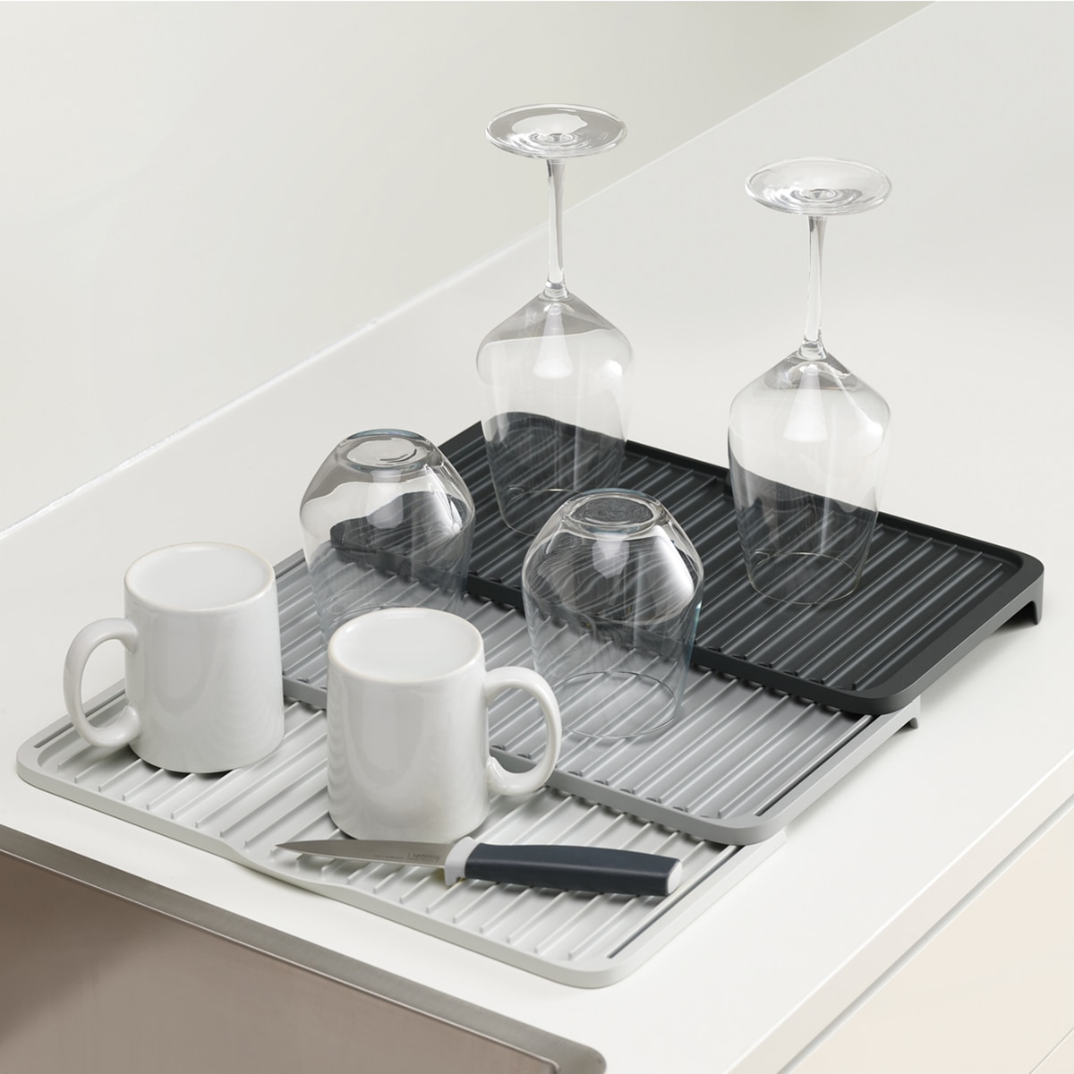 Escurreplatos extensible Tier Joseph Joseph Gris Gris-5