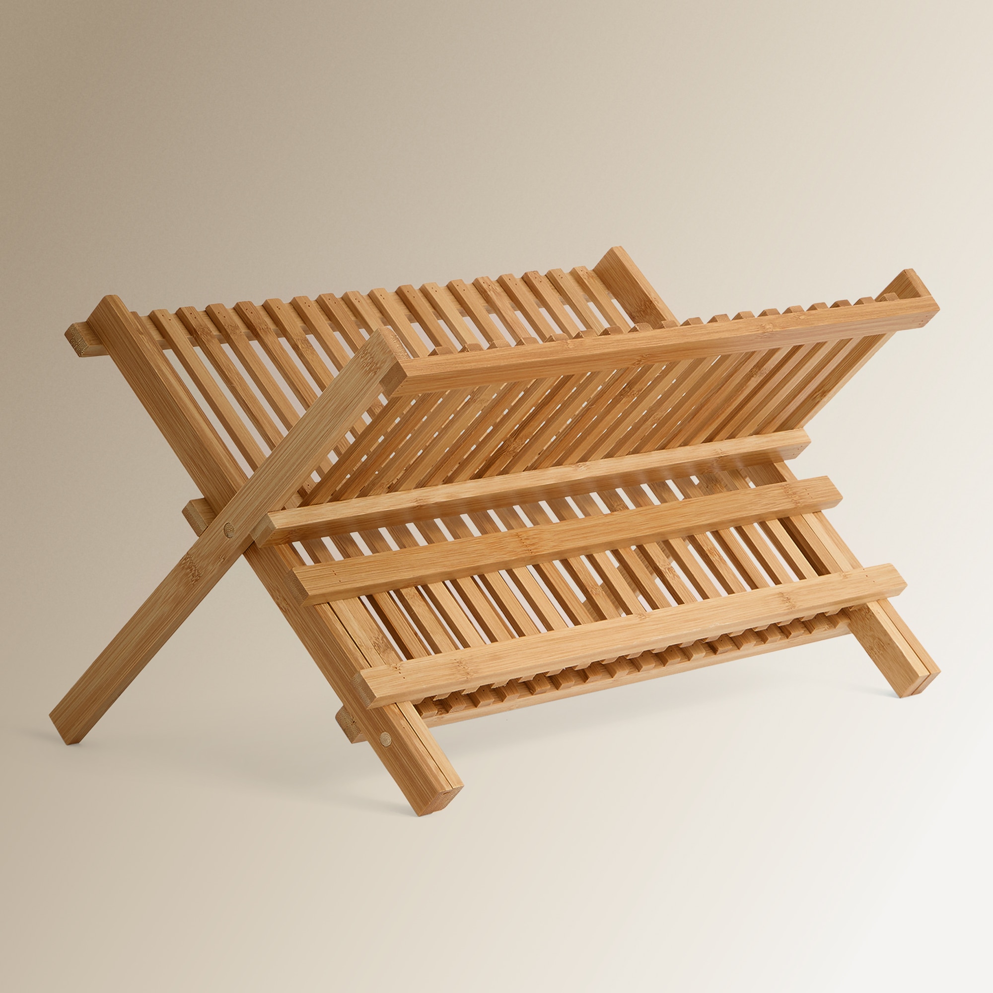 Escorredor de Loiça de Bambú Natural-2