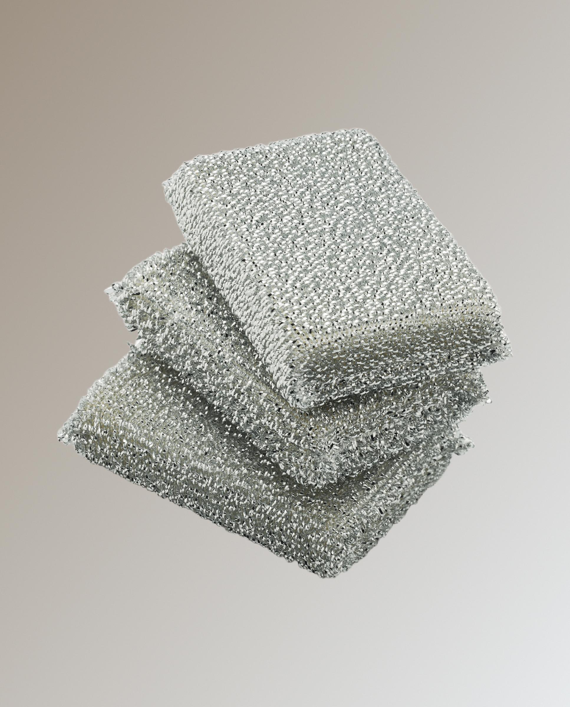 Imagen 0 de Set 3 esponjas de limpieza lurex Gourmet WMF Gris