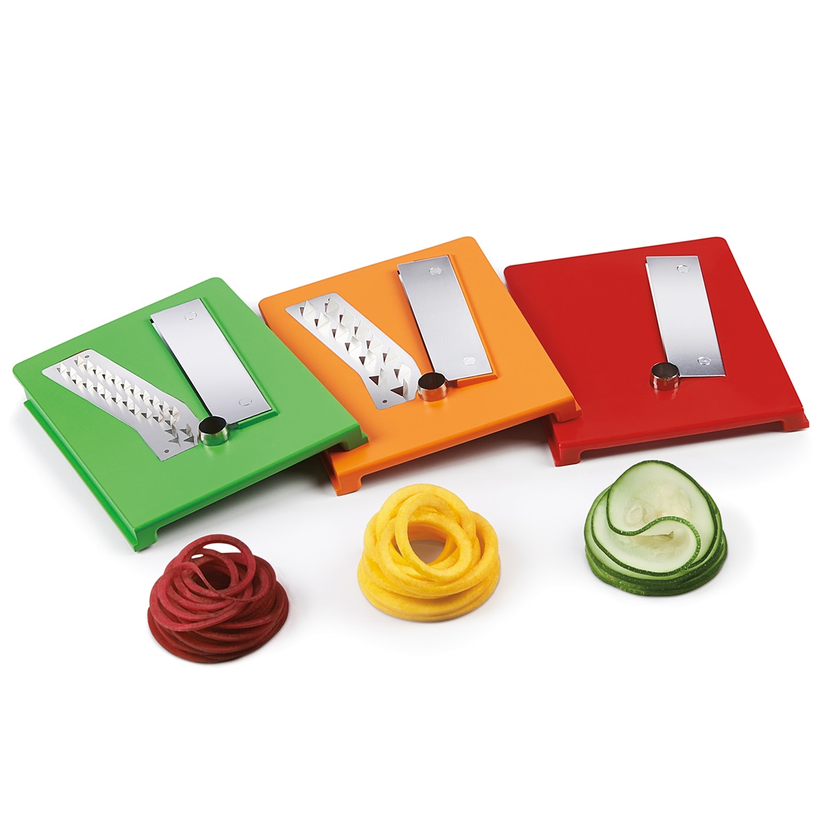 Ralador em espiral de mesa Spiralizer Oxo Branco-4