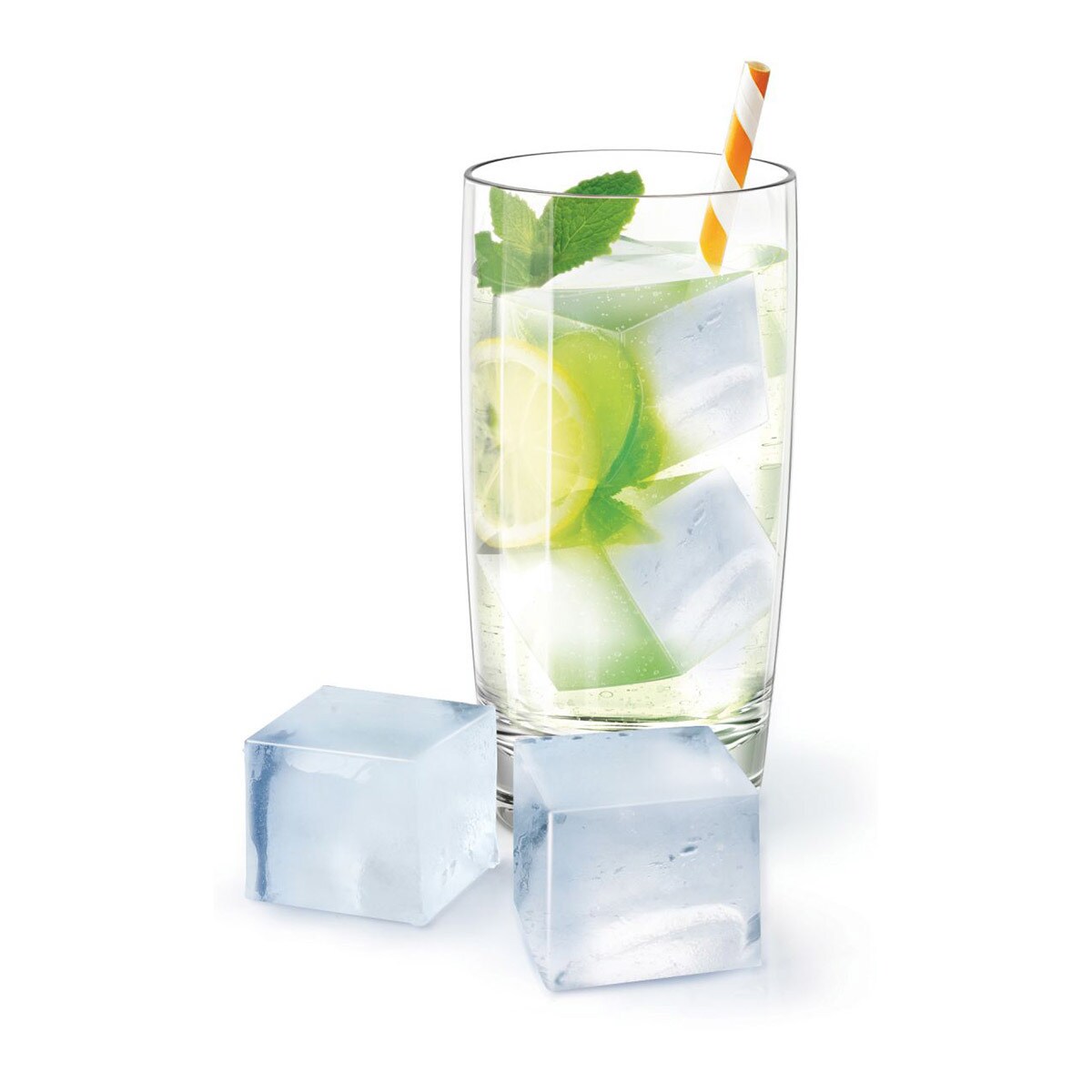 Conjunto de 2 formas para gelos Jumbo Zoku Verde-3