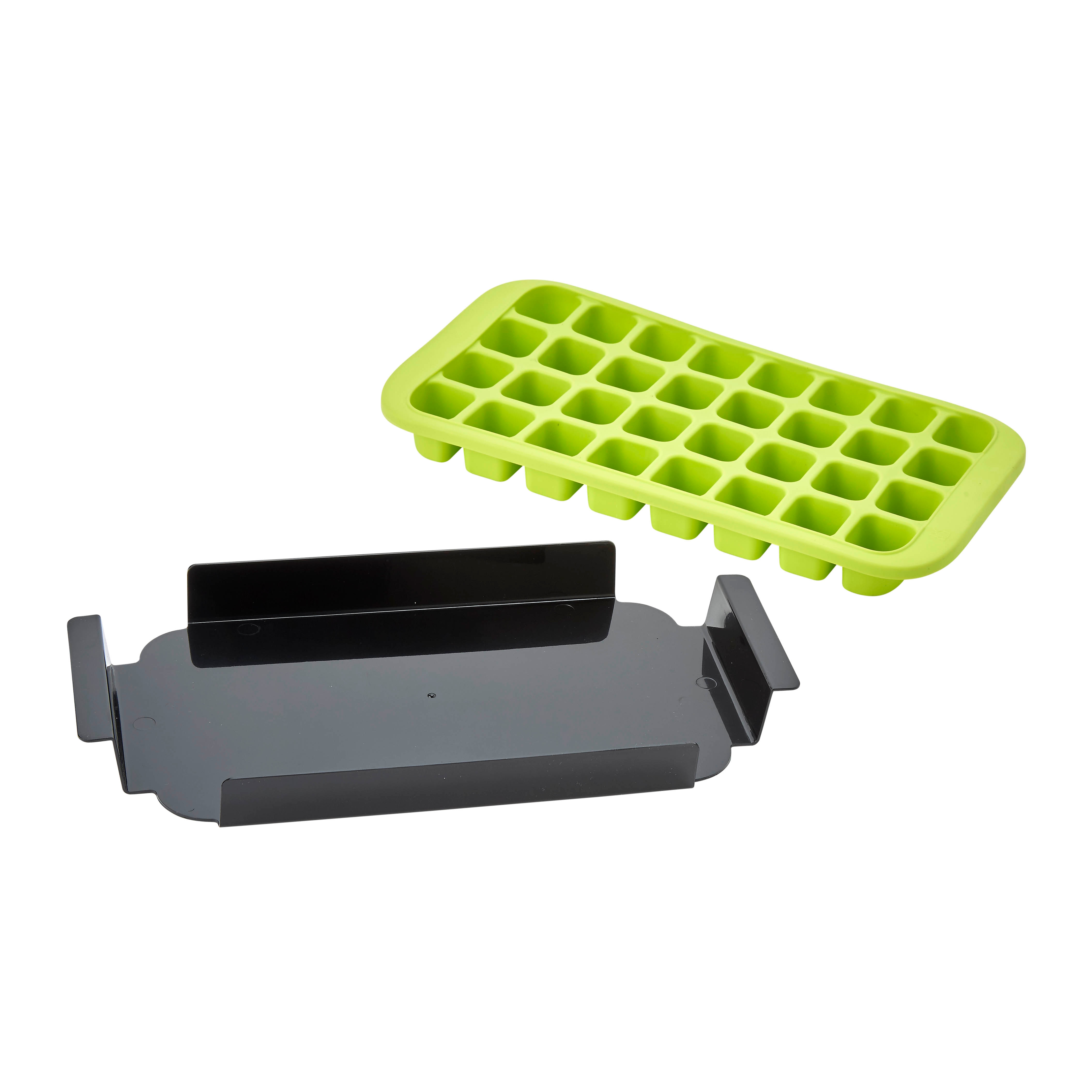 Molde de Cubos de Gelo com Tabuleiro Verde-2