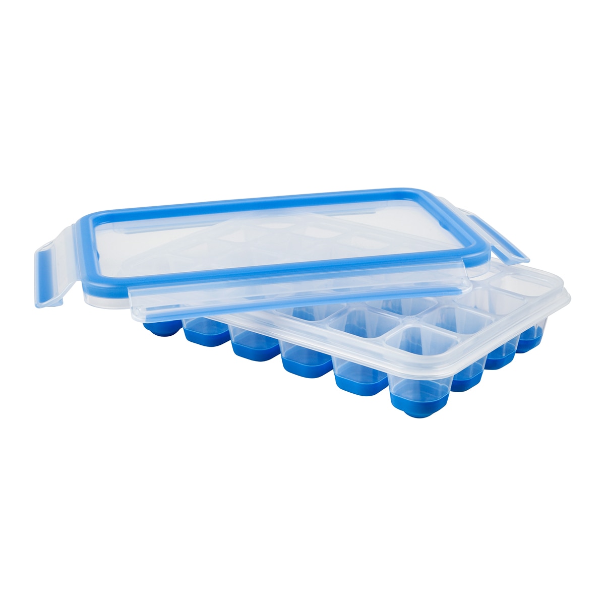 Imagem 0 de Molde de cubos de gelo com tampa hermética Clip & Close Emsa