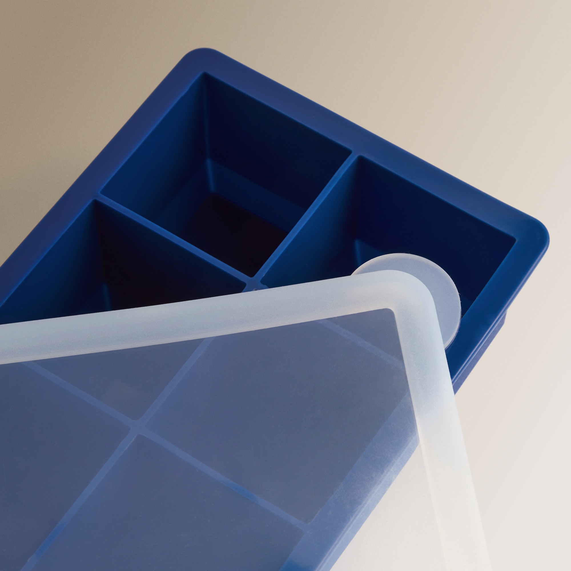 Forma para cubos de gelo de silicone Azul-escuro-3