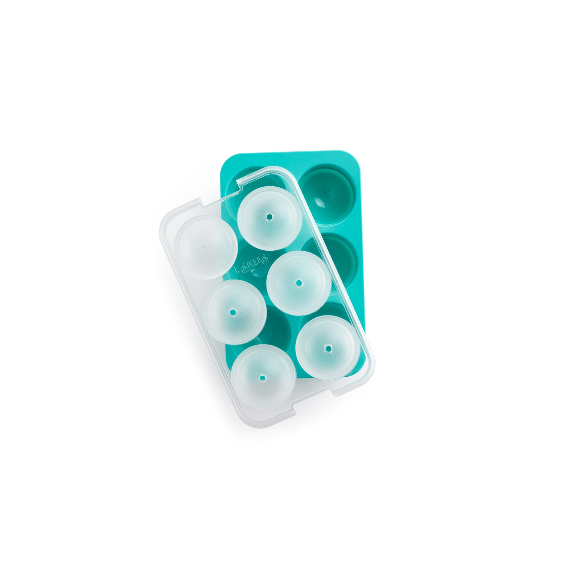 Molde de Gelo XL Esfera com Tampa Cokctail&Ice Verde-menta-4