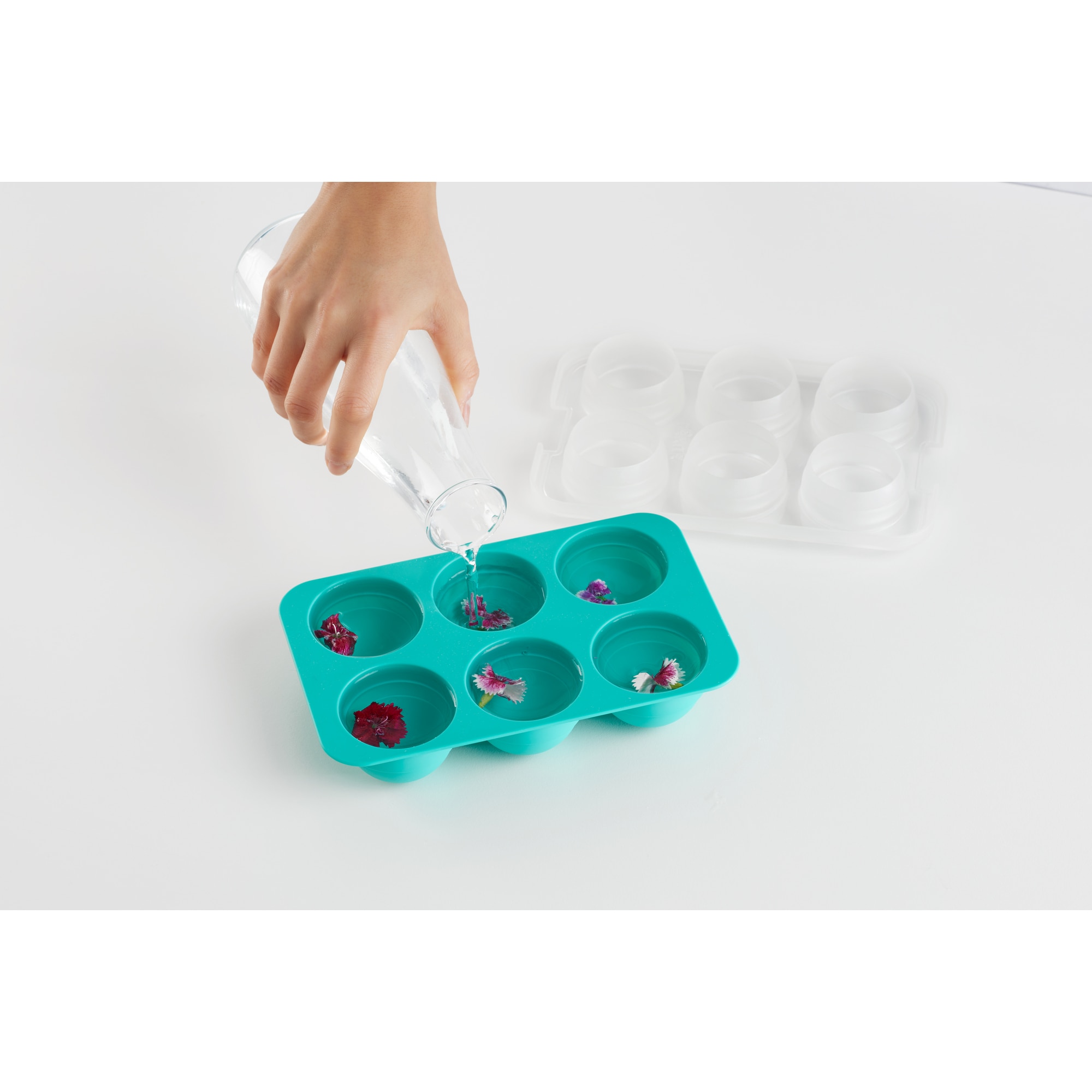 Molde de Gelo XL Esfera com Tampa Cokctail&Ice Verde-menta-6