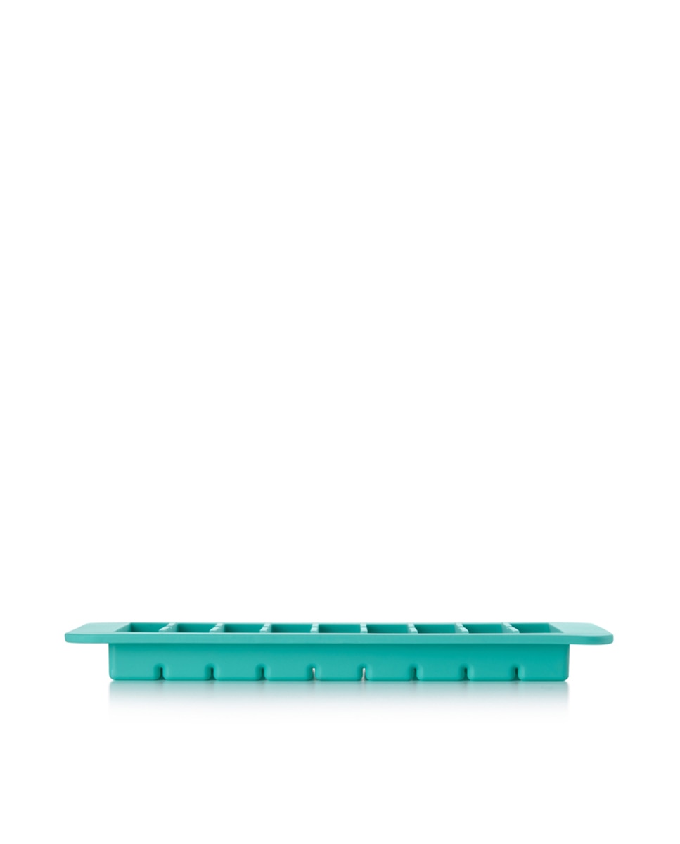 Tabuleiro para cubos de gelo com tampa Lékué Turquesa-3