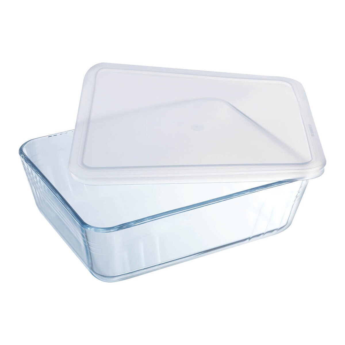 Hermético rectangular con tapa Cook & Freeze Pyrex Blanco-3