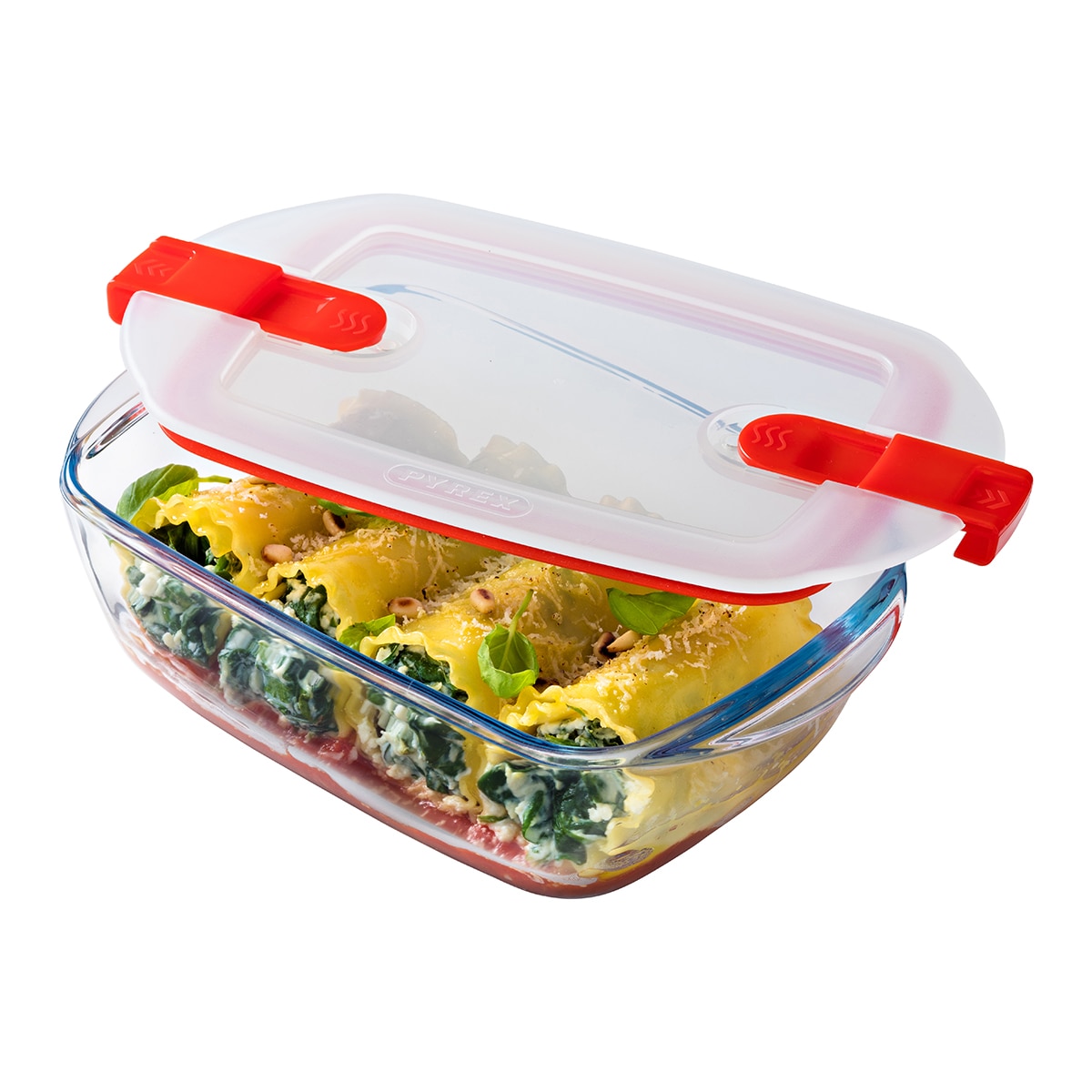Recipiente com Tampa Cook & Heat Vermelho-5
