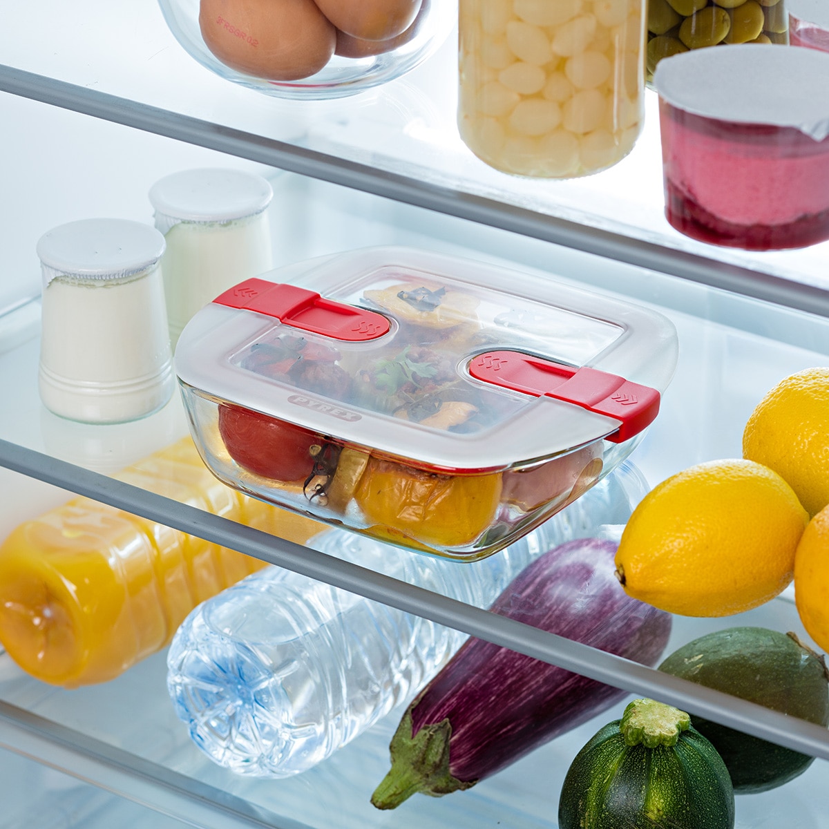 Recipiente com Tampa Cook & Heat Vermelho-3