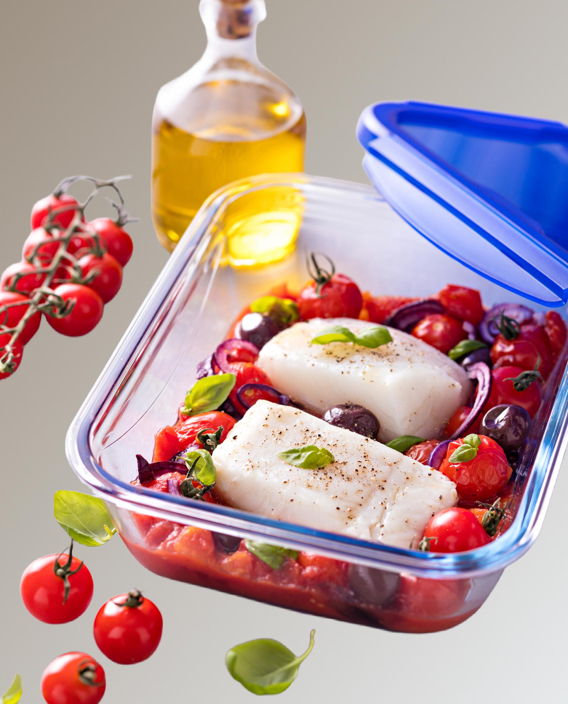 Recipiente rectangular Cook&Go Pyrex Transparente-5