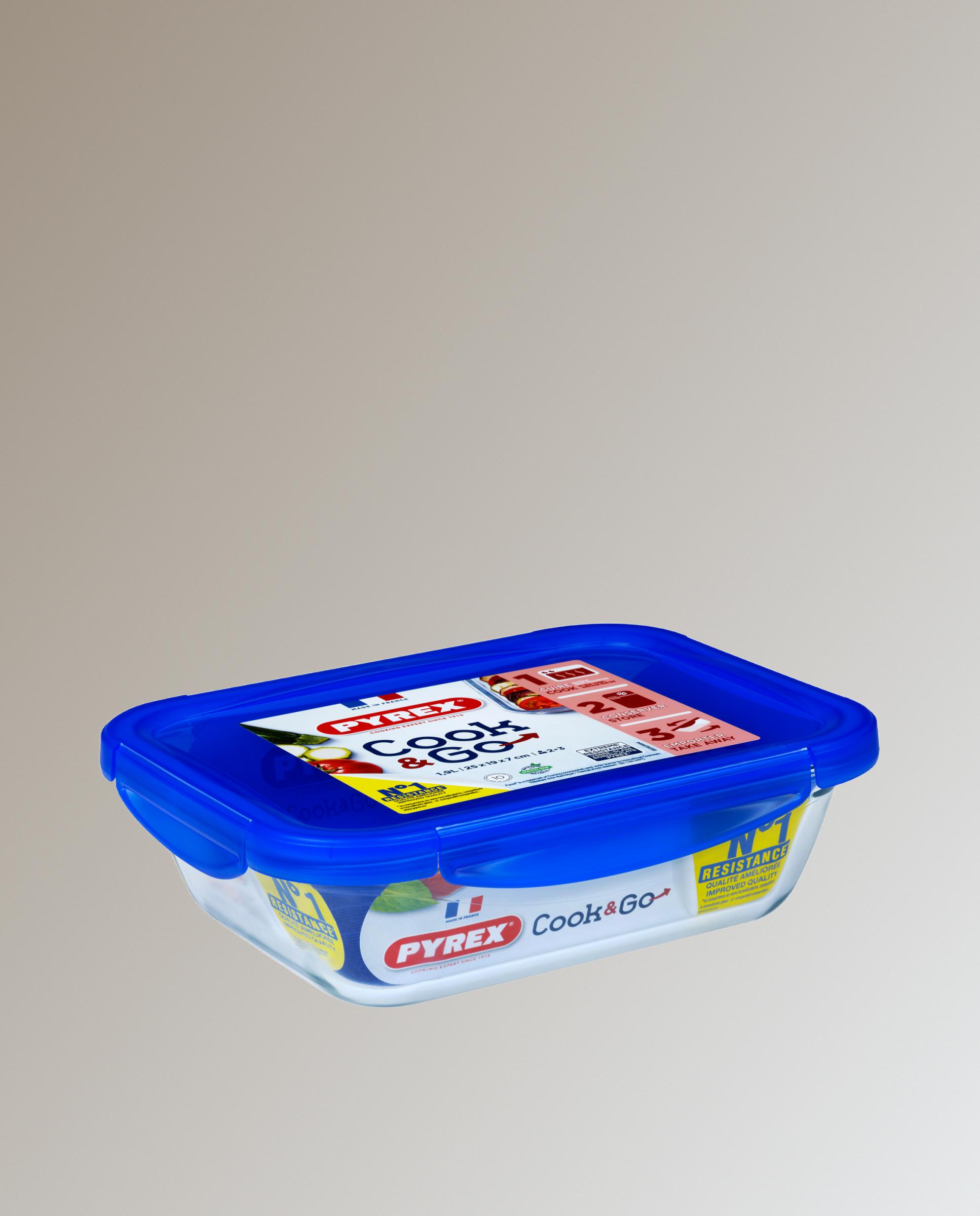 Pyrex - Recipiente rectangular Cook&Go Pyrex.