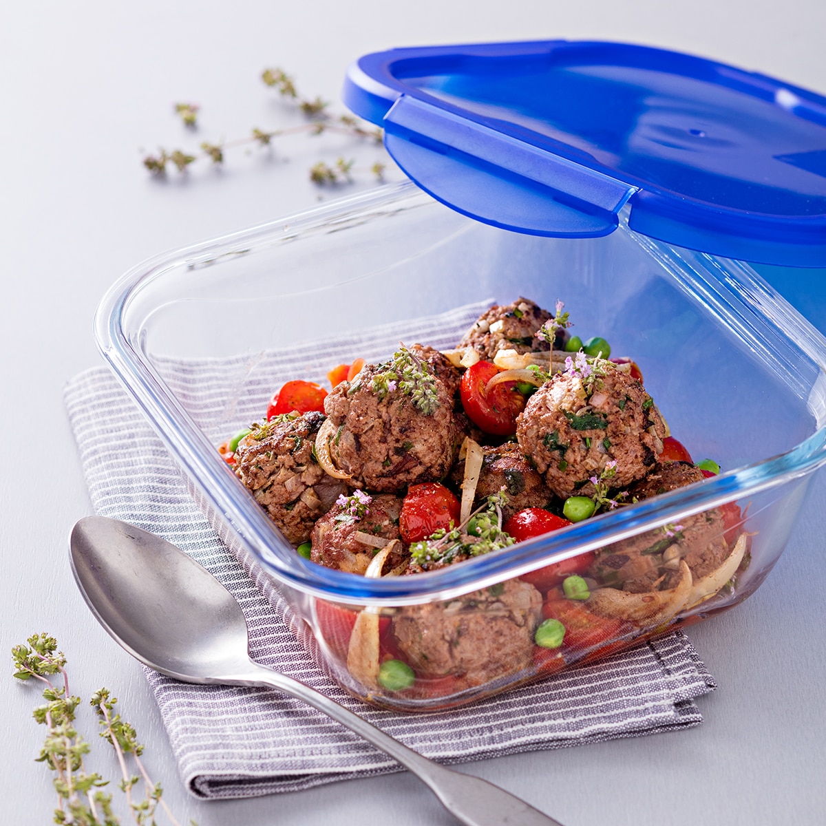 Recipiente hermético quadrado Cook&Go Transparente-2