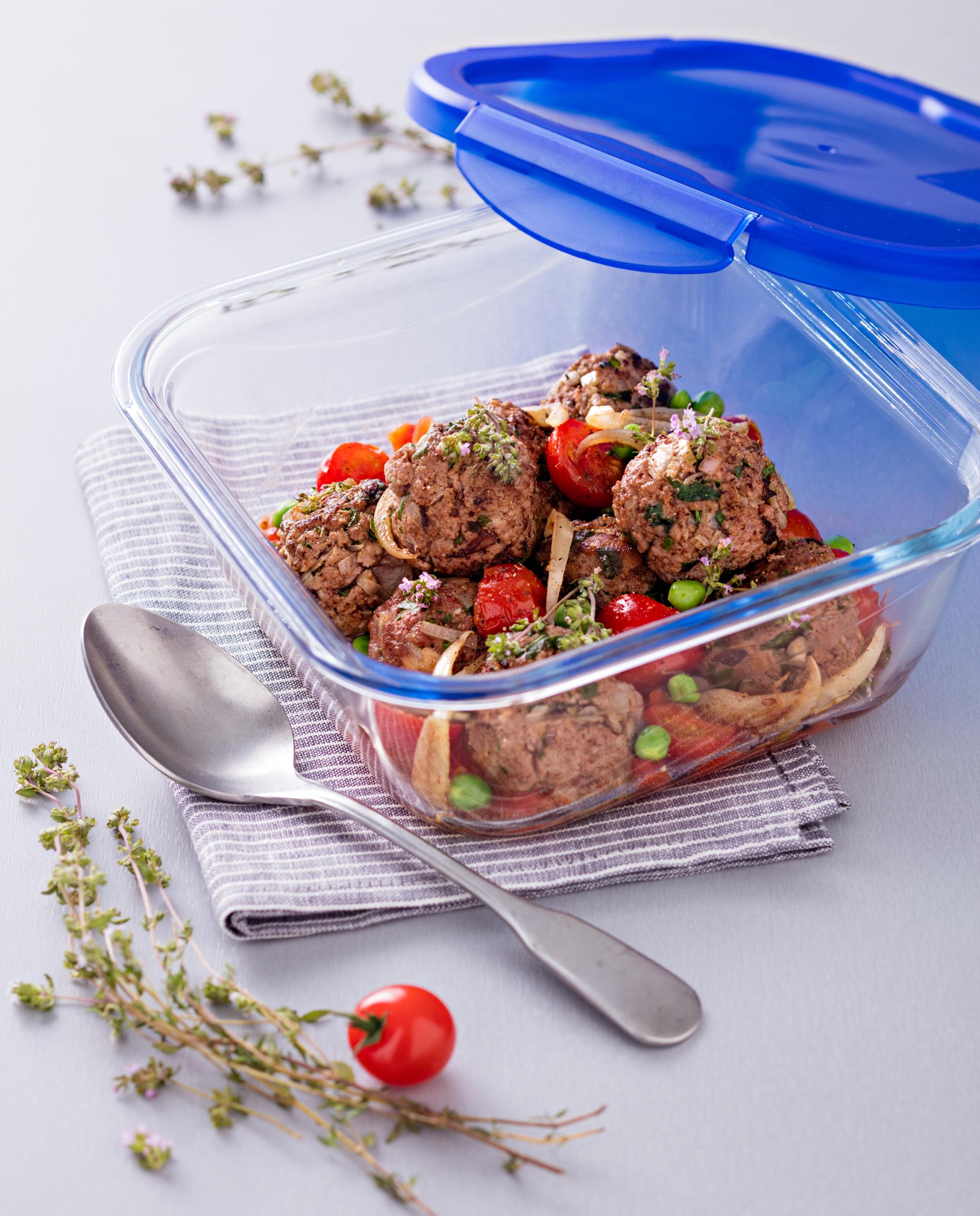 Recipiente hermético quadrado Cook&Go Transparente-5
