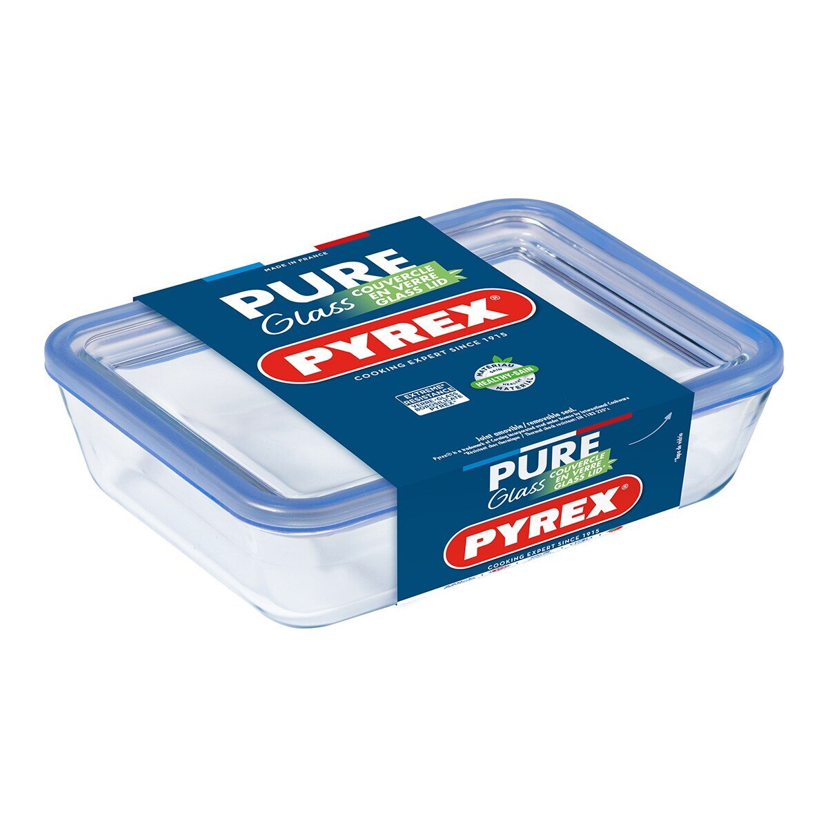 Recipiente de vidro Pure Glass Transparente-4