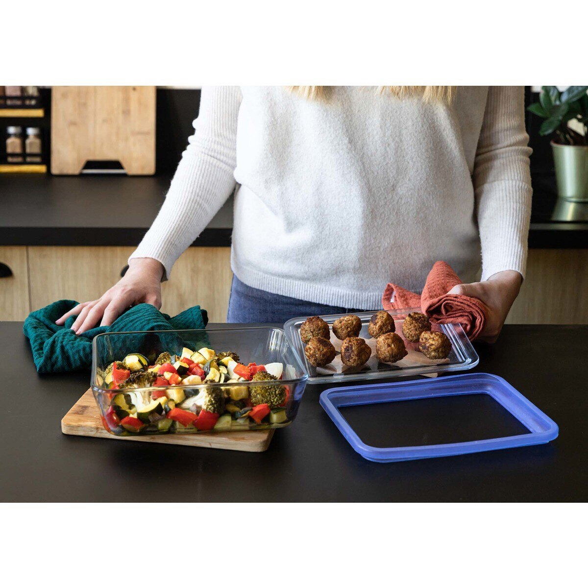 Recipiente de vidro Pure Glass Transparente-6