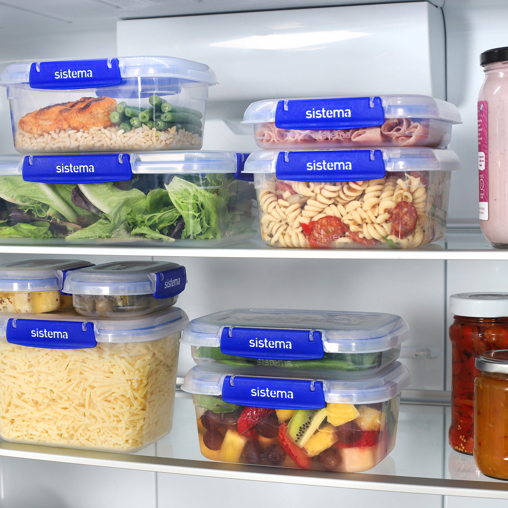 Conjunto de 3 Recipientes Herméticos Klip It + Transparente-4