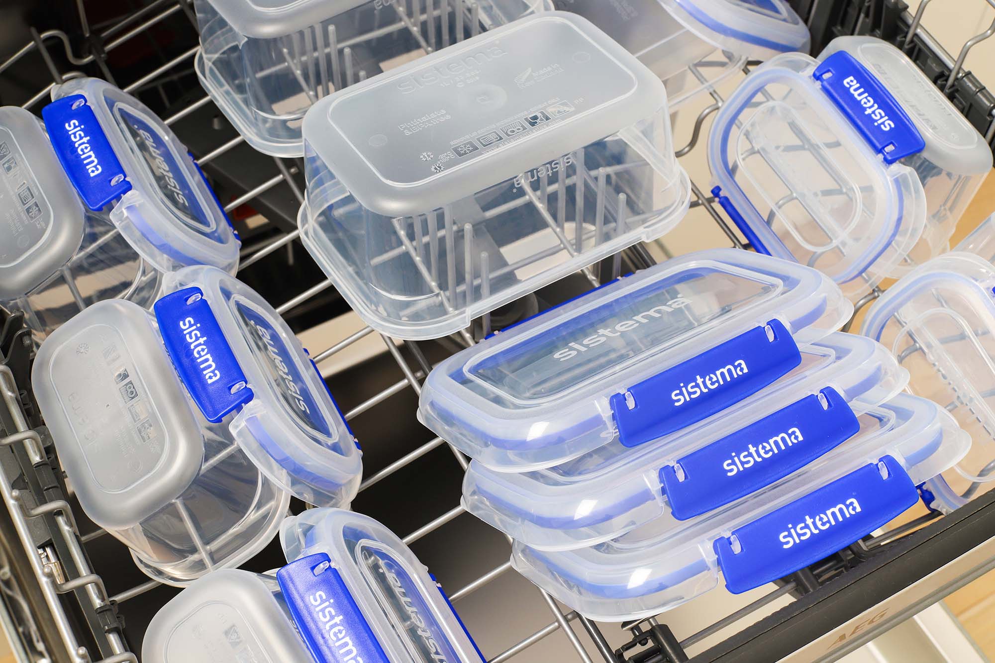 Conjunto de 3 Recipientes Herméticos Klip It + Transparente-5