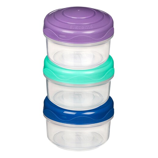 Set de 3 recipientes To Go Sistema