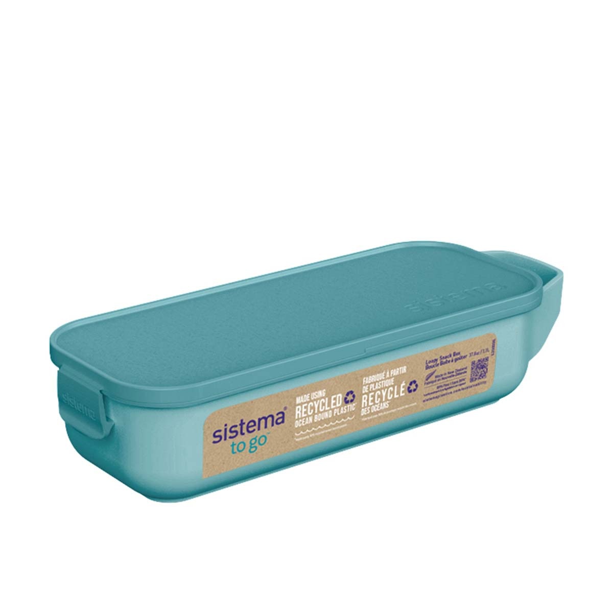 Recipiente Hermético com Compartimento Ocean Bound Modelos Sortidos Multicolor-3