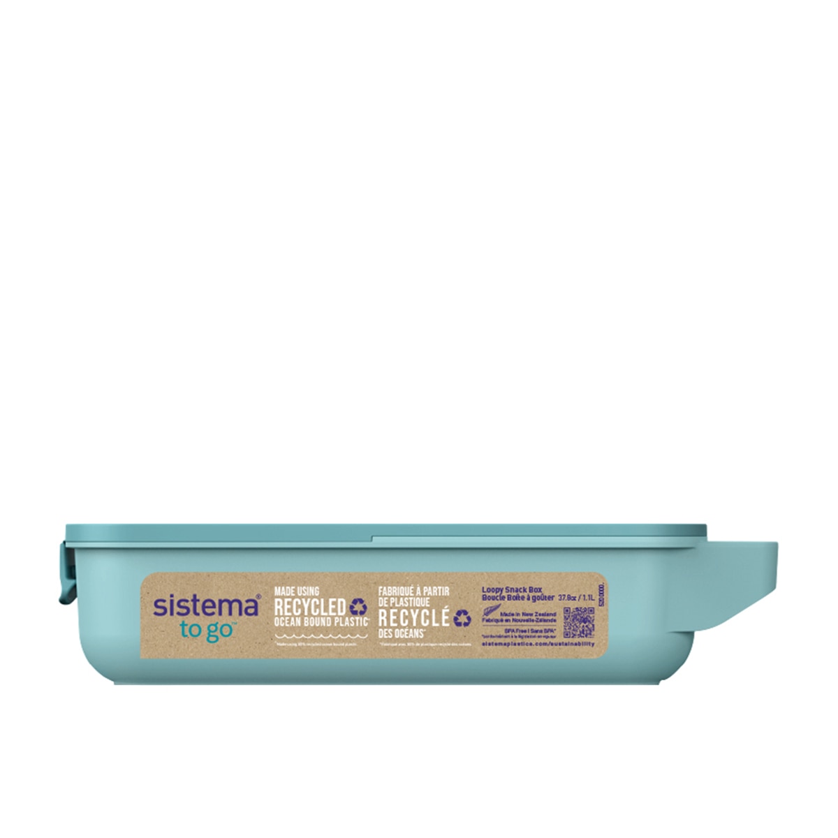 Recipiente Hermético com Compartimento Ocean Bound Modelos Sortidos Multicolor-5