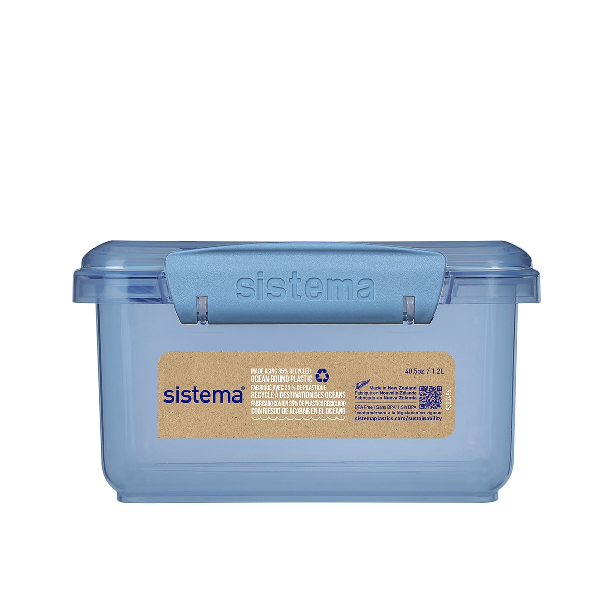 Recipiente Hermético com Talheres Ocean Bound Modelos Sortidos Multicolor-4