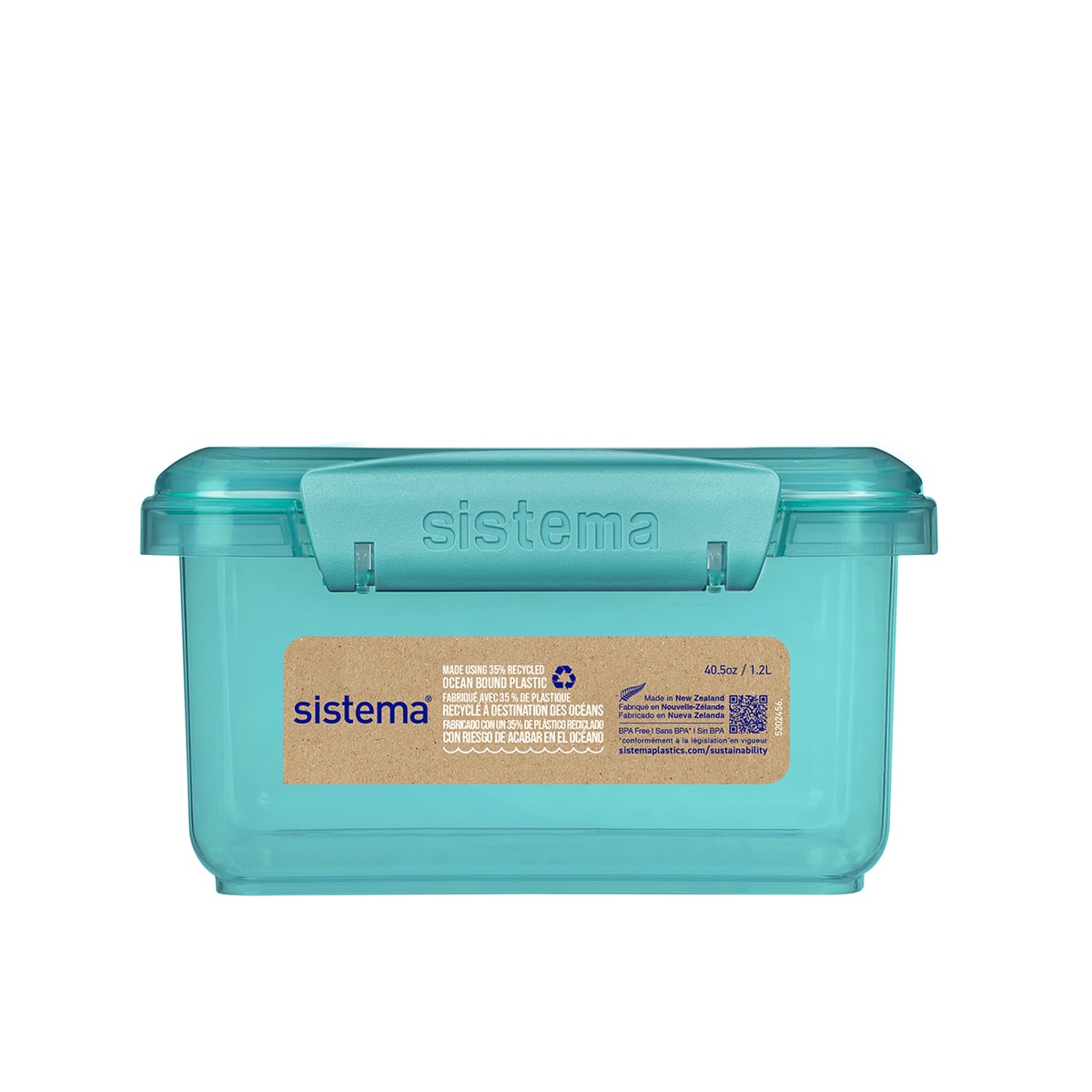 Recipiente Hermético com Talheres Ocean Bound Modelos Sortidos Multicolor-5