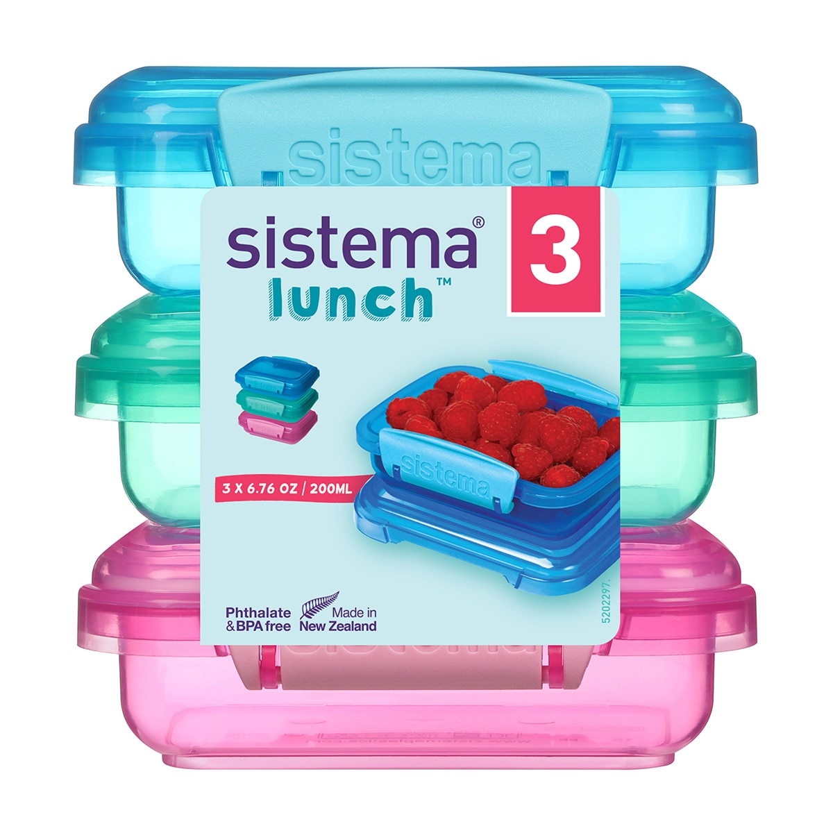 Conjunto de 3 Recipientes To Go Multicolor-6