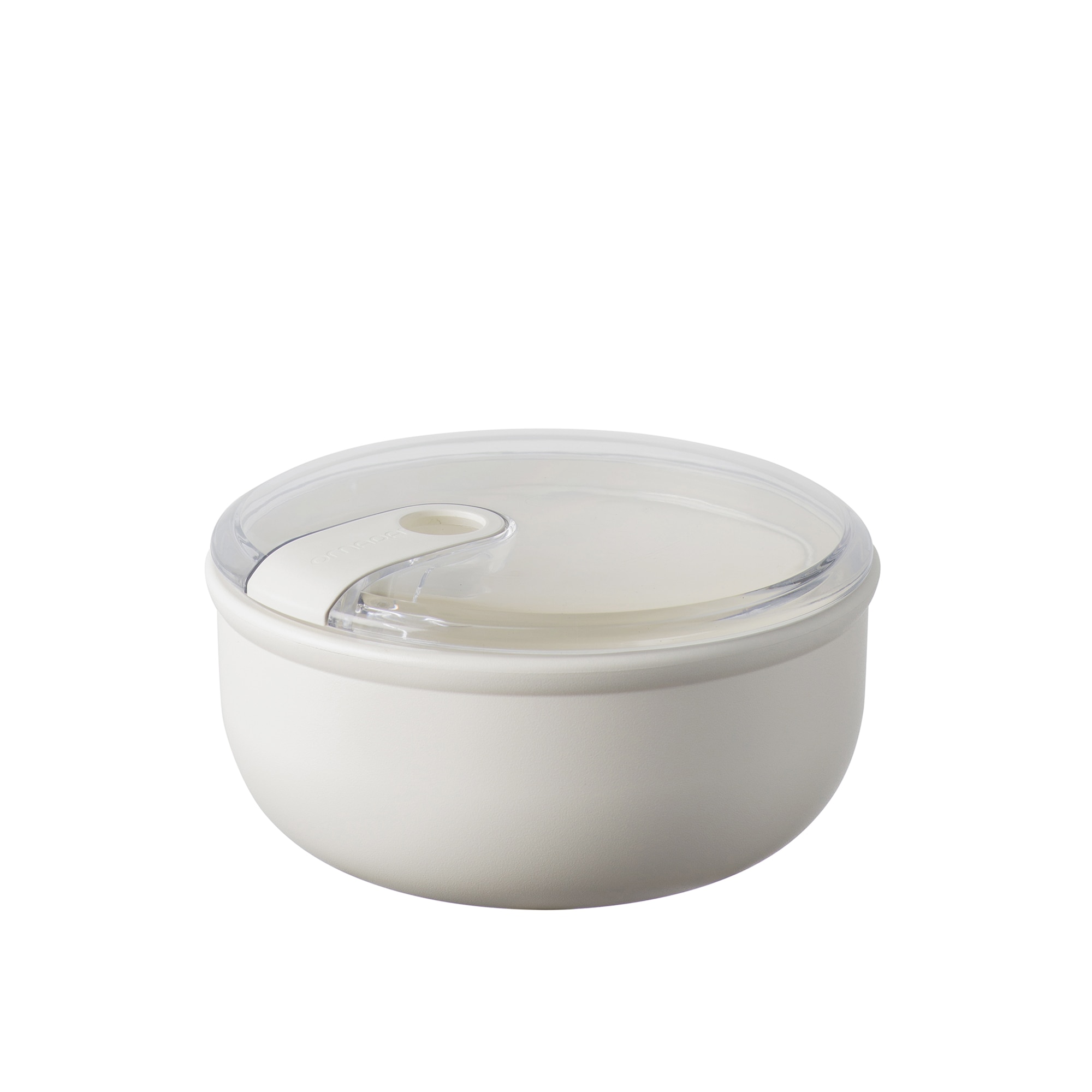 Recipiente Hermético Redondo Pull Box Branco-1