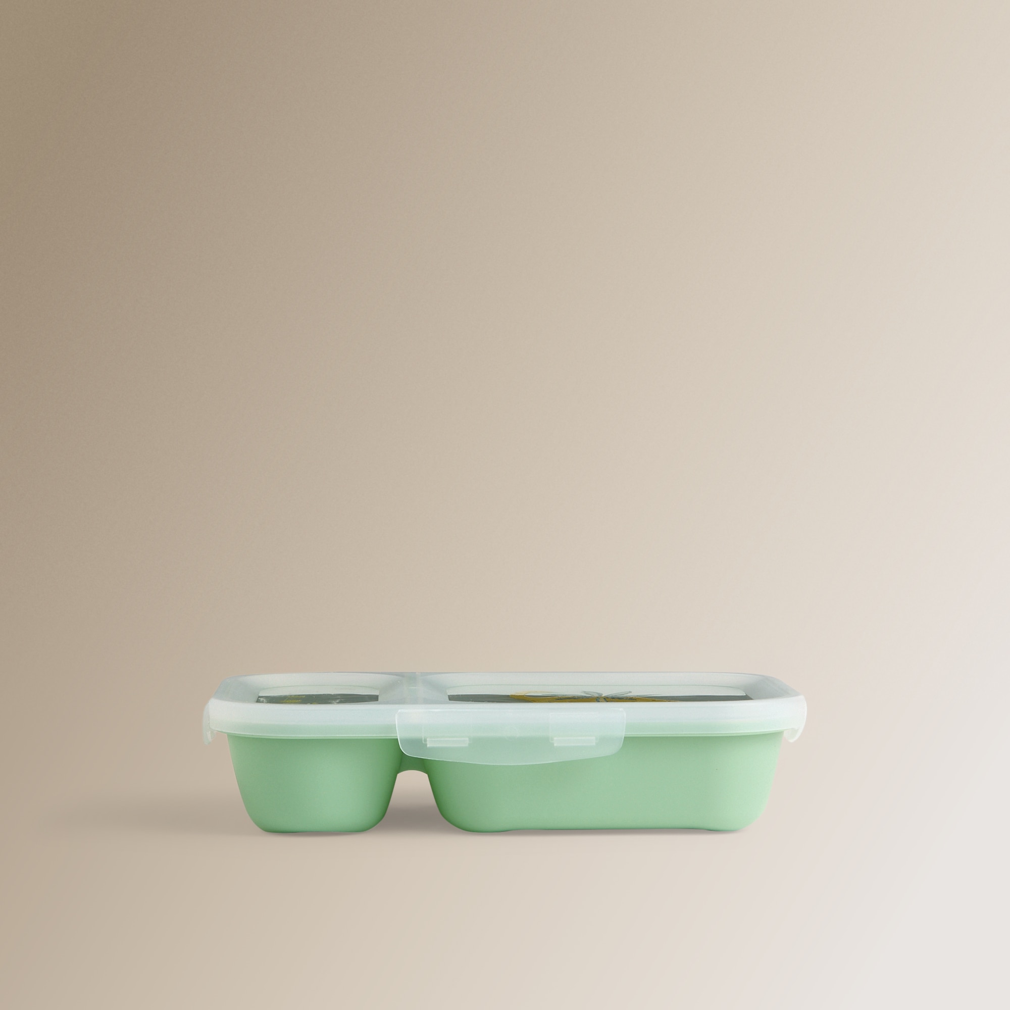 Recipiente Hermético com 2 Compartimentos Dinossauro Verde-3