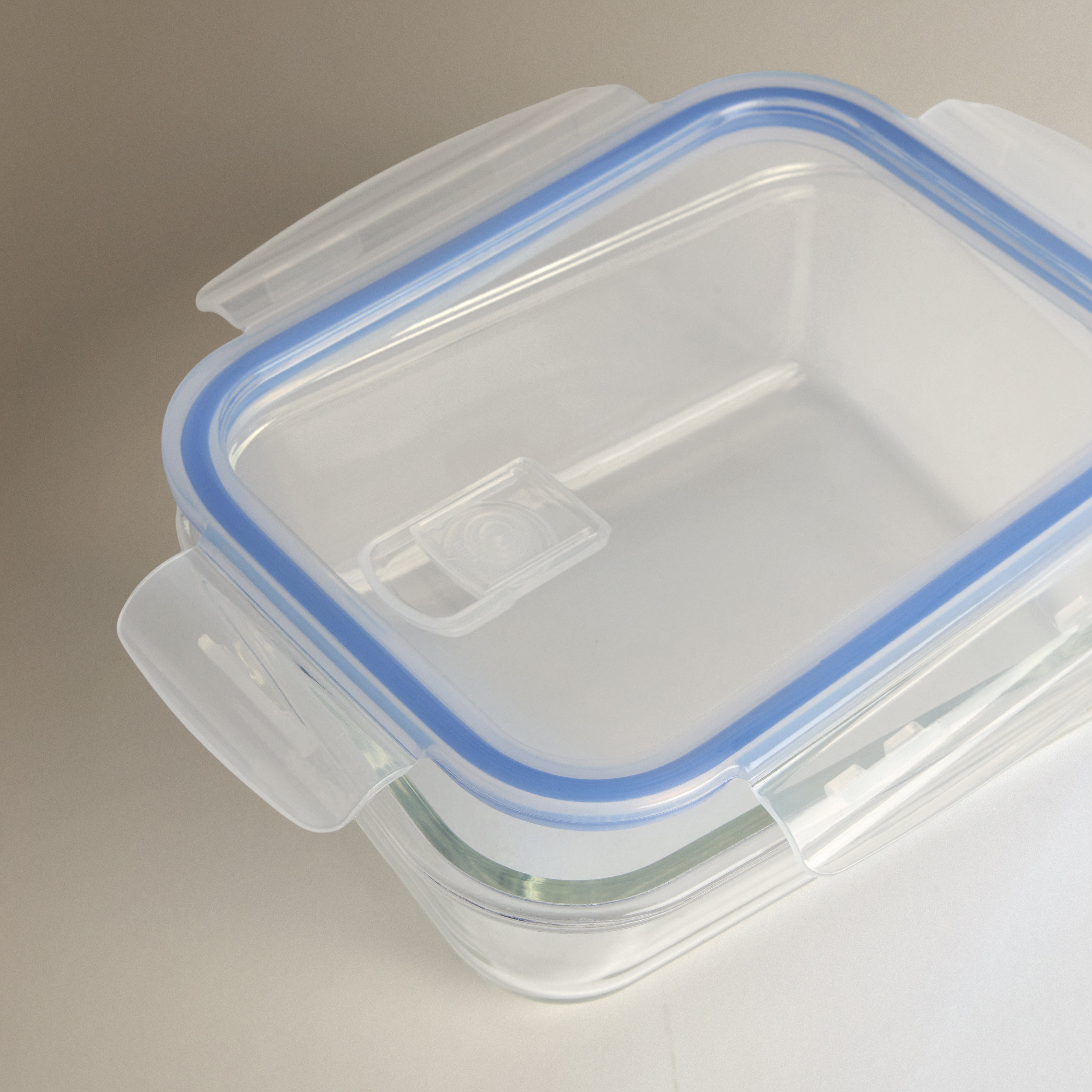 Caixa Hermética de Vidro Retangular Transparente-2