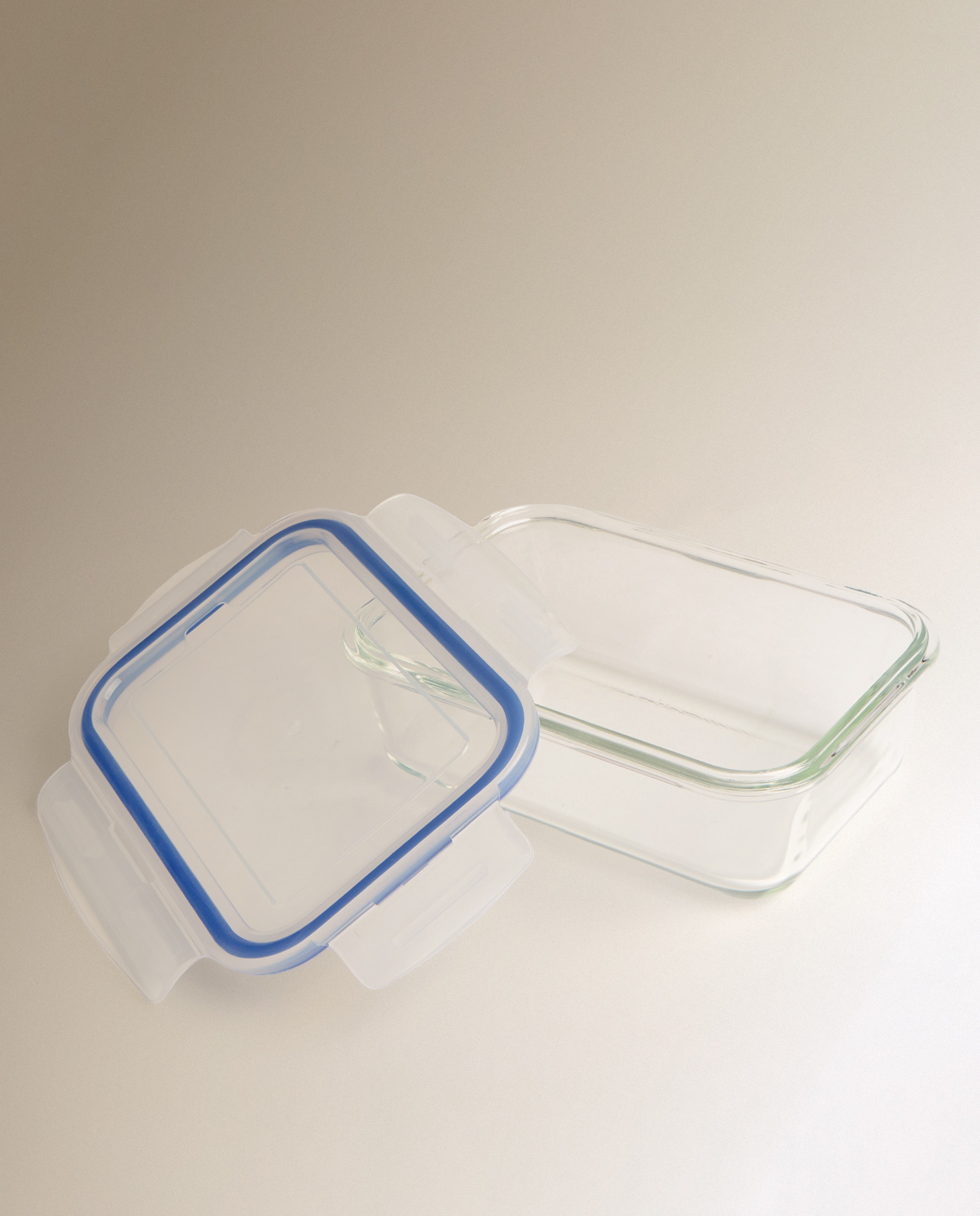 Conjunto de 5 recipientes herméticos de vidro Transparente-2
