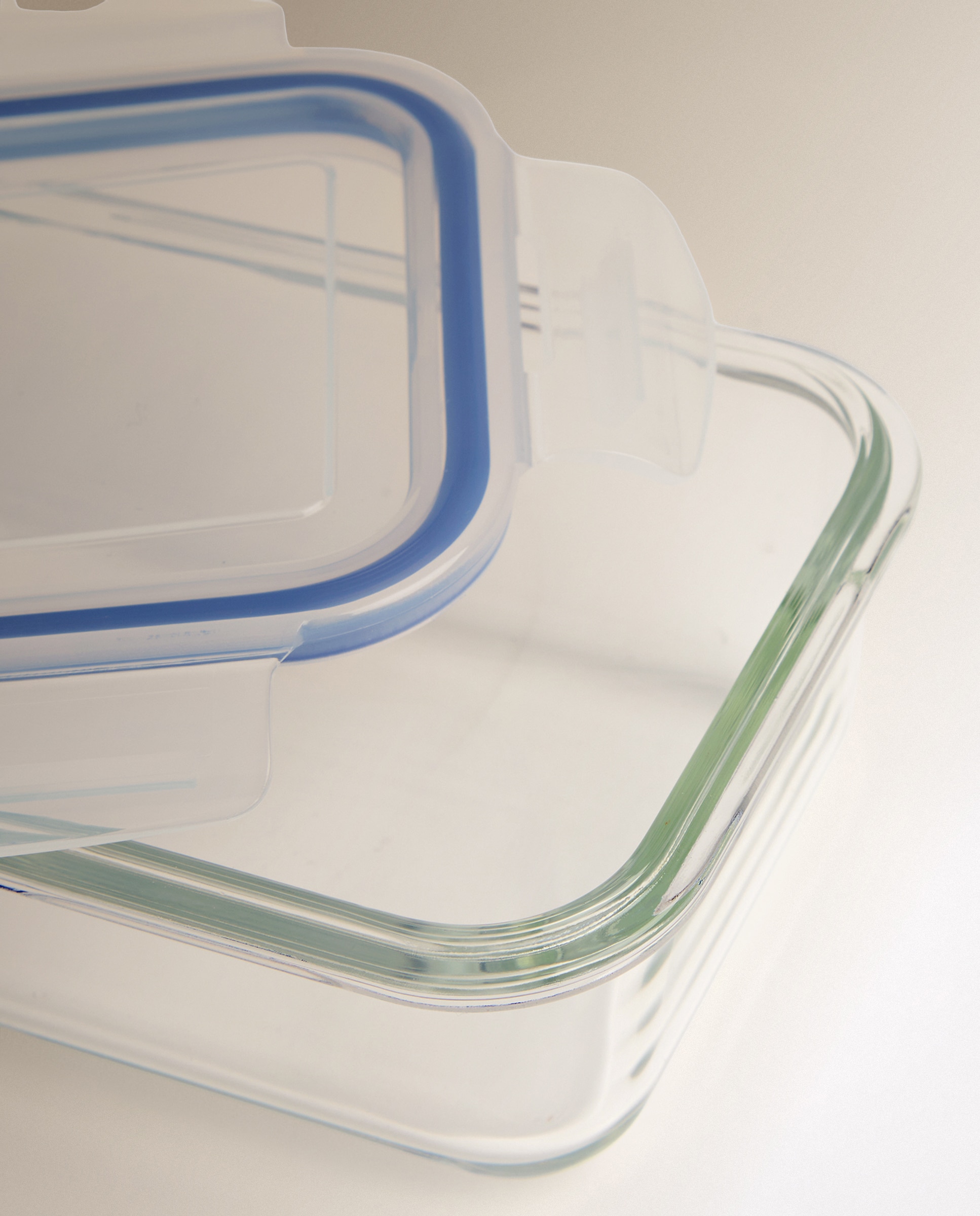 Conjunto de 5 recipientes herméticos de vidro Transparente-3