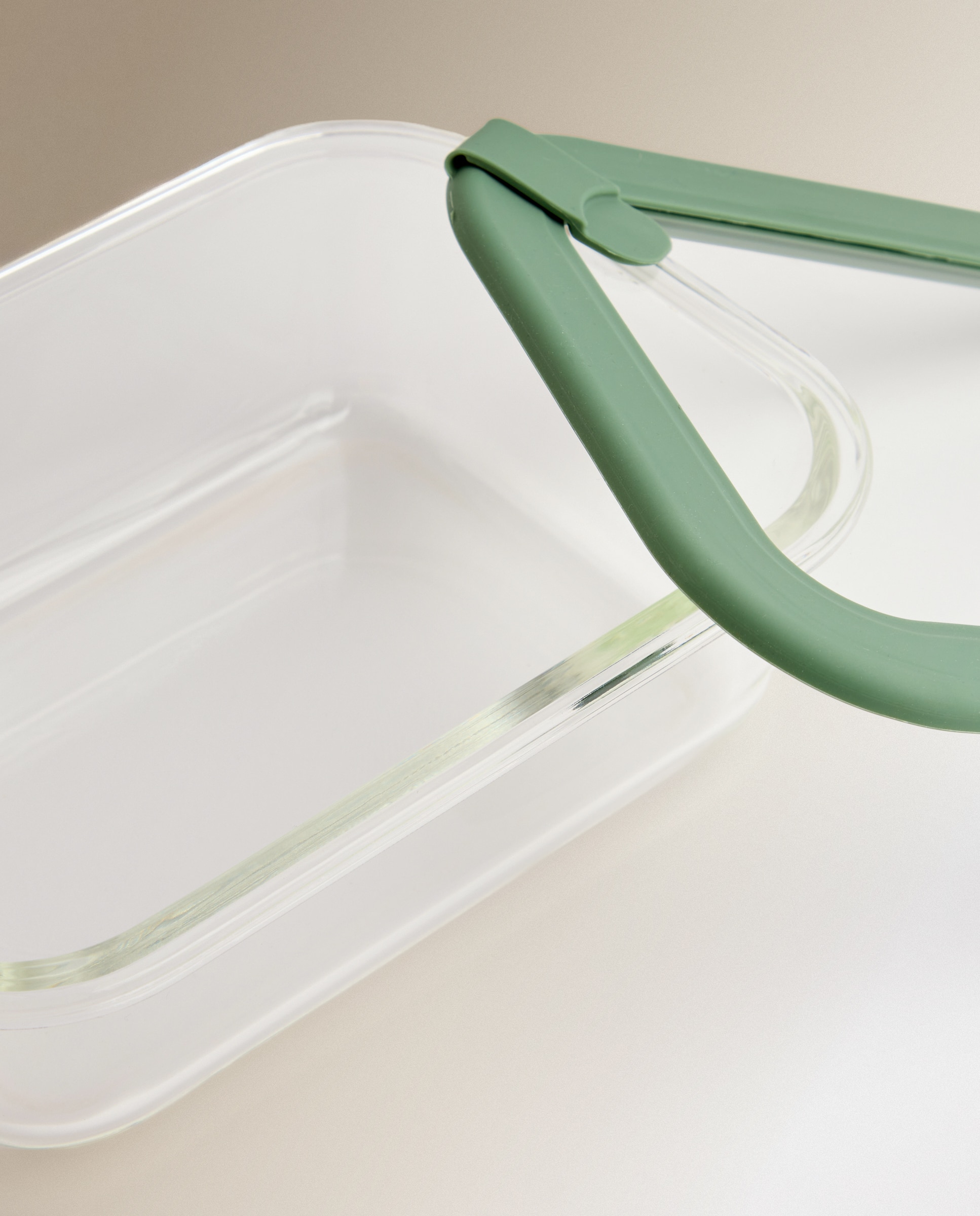 Recipiente Hermético de Vidro Retangular Mint Transparente-3