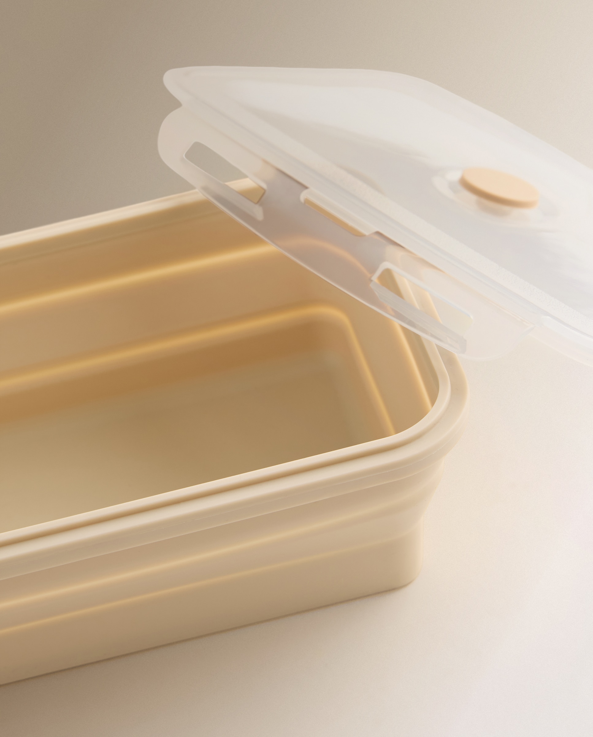 Hermético dobrável de silicone Transparente-4