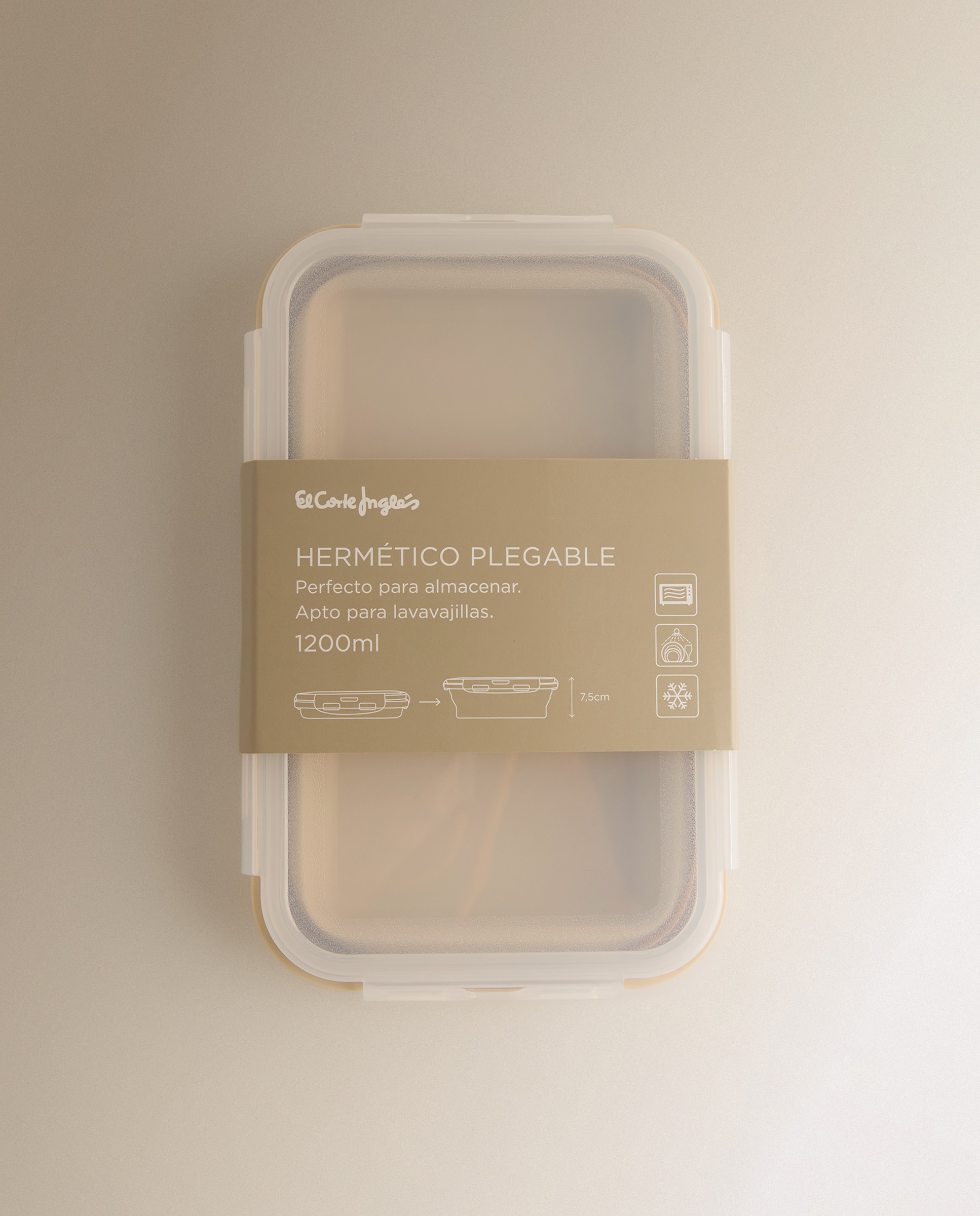 Hermético dobrável de silicone Transparente-5