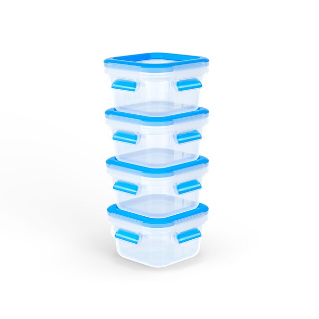 Imagen 0 de Set de 4 herméticos Clip&Close Emsa