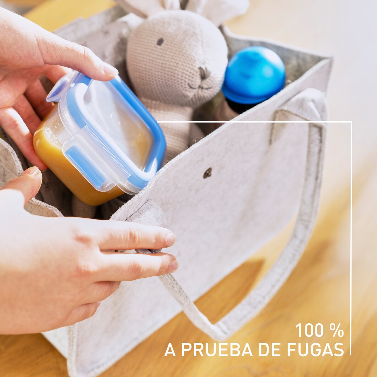 Conjunto de 4 Recipientes Herméticos Clip&Close 5