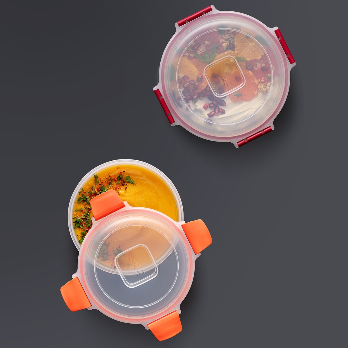 Conjunto de 5 Recipientes Herméticos Redondos Nest Multicolor-19