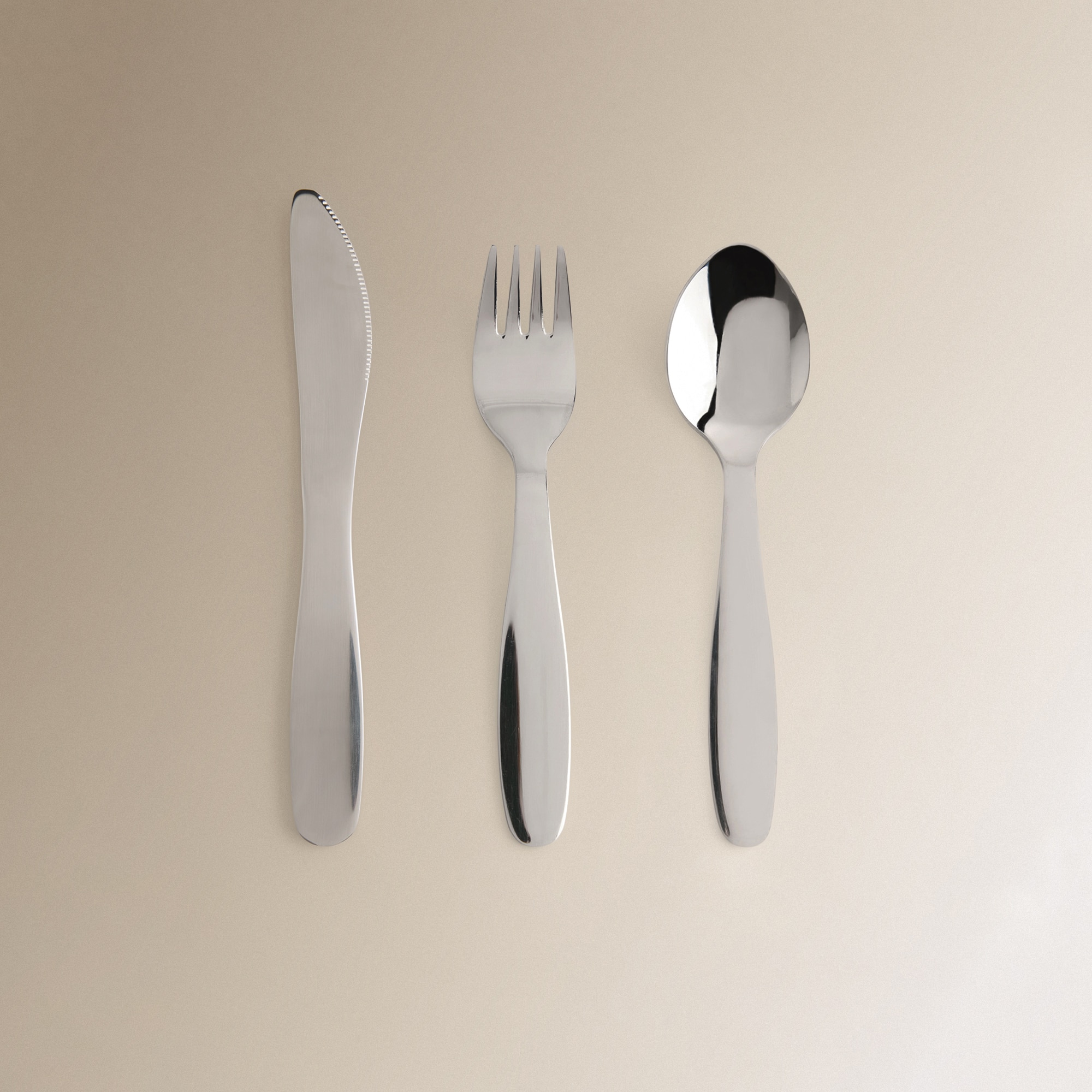 Imagem 0 de Conjunto de 3 Talheres Infantis Dino