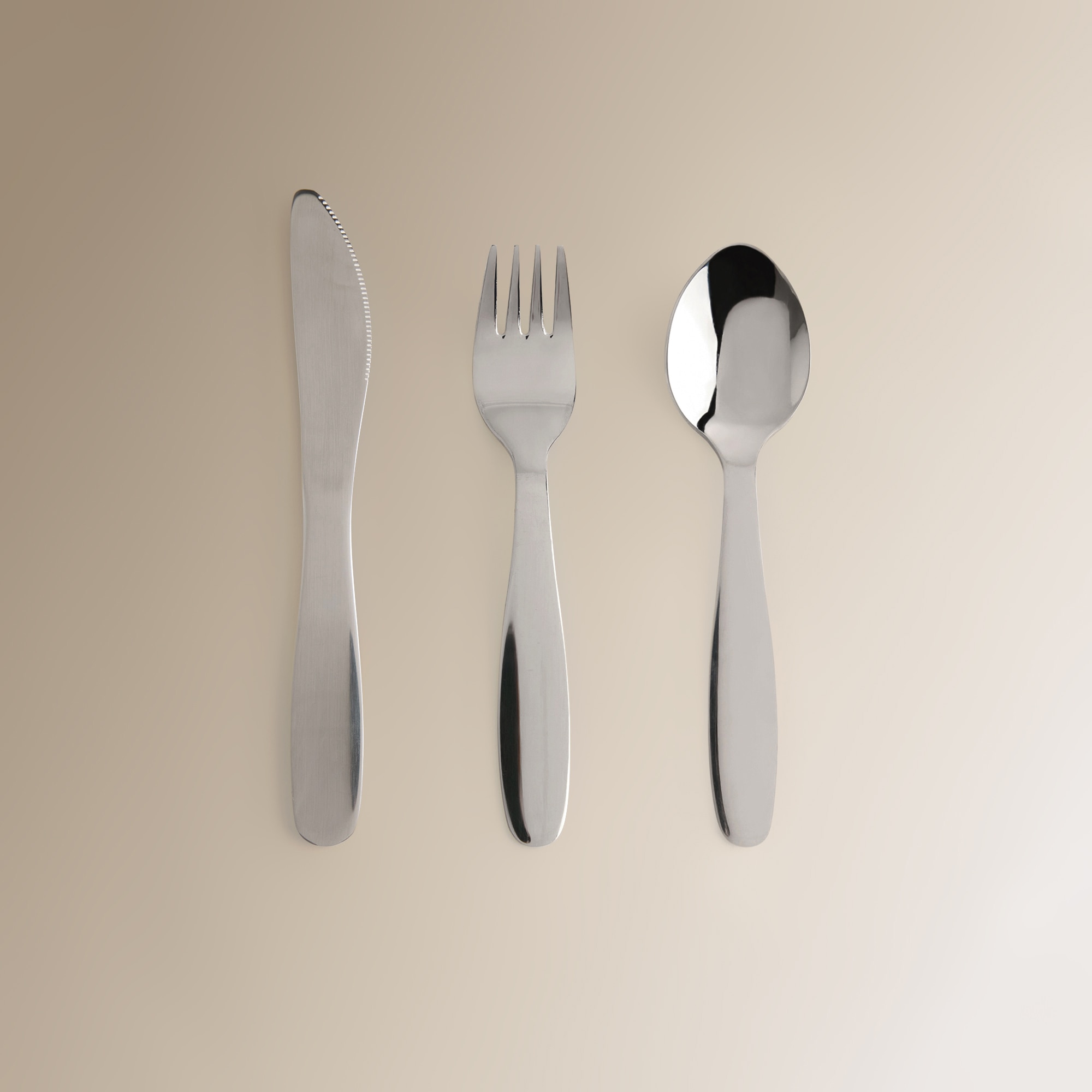 Imagem 0 de Conjunto de 3 Talheres Infantis Unicórnio